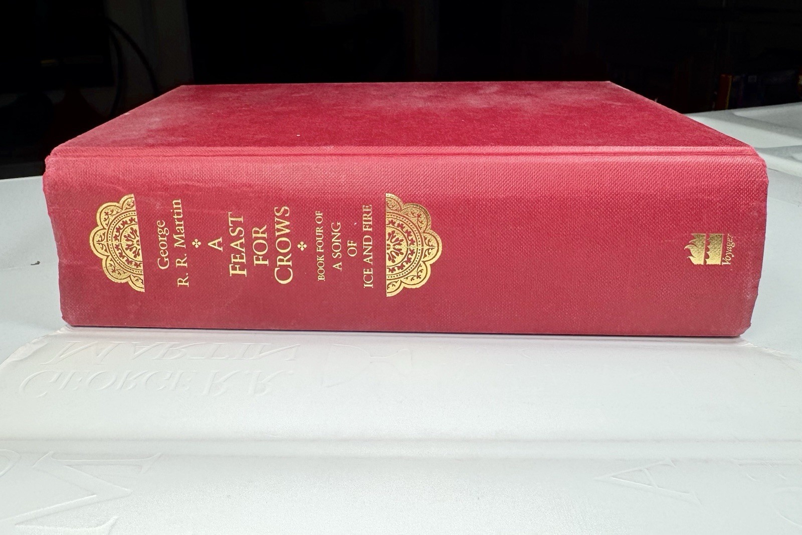 A Feast For Crows UK First Edition Third Print HC George RR Martin Voyager VG!