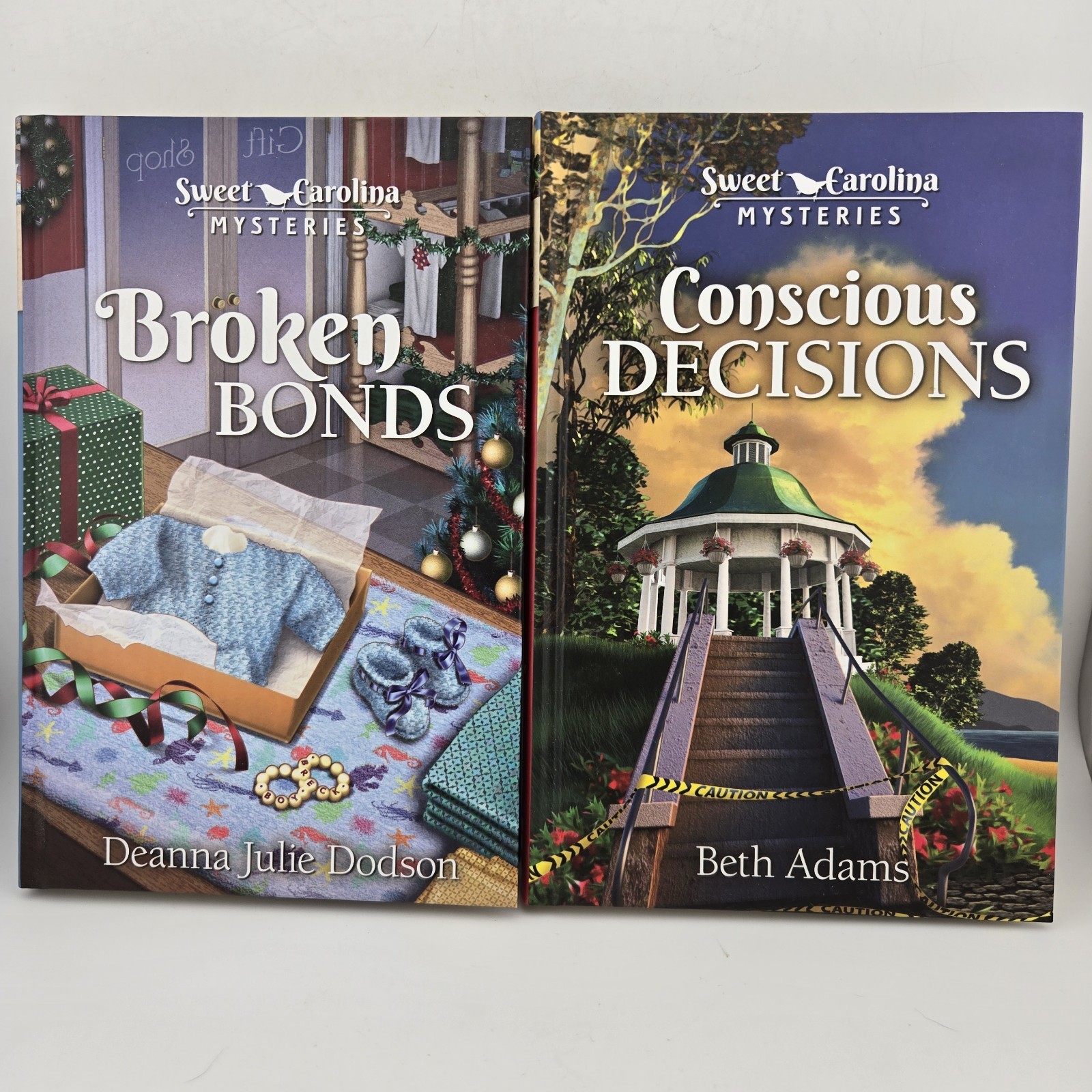 Lot of 4 Sweet Carolina Mysteries Series Guideposts Inspirational Hardcover NEW