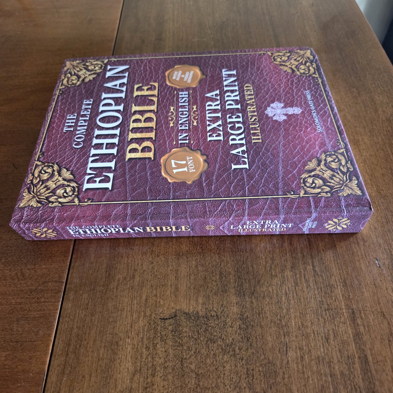 Ethiopian Bible in English Extra Large Print Solomon&rsquo;s Gate Press HC Book