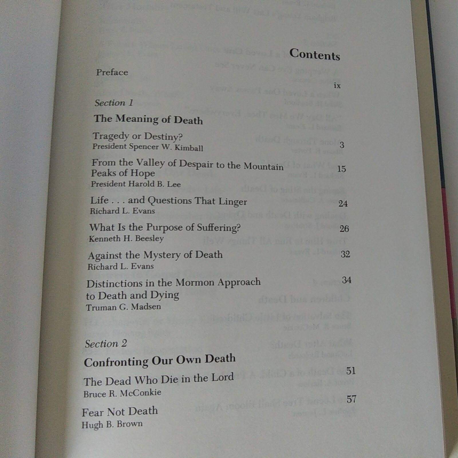 1979 « Understanding Death » By Brent. A. Barlow Hardcover, Dust Jacket, Good Cond