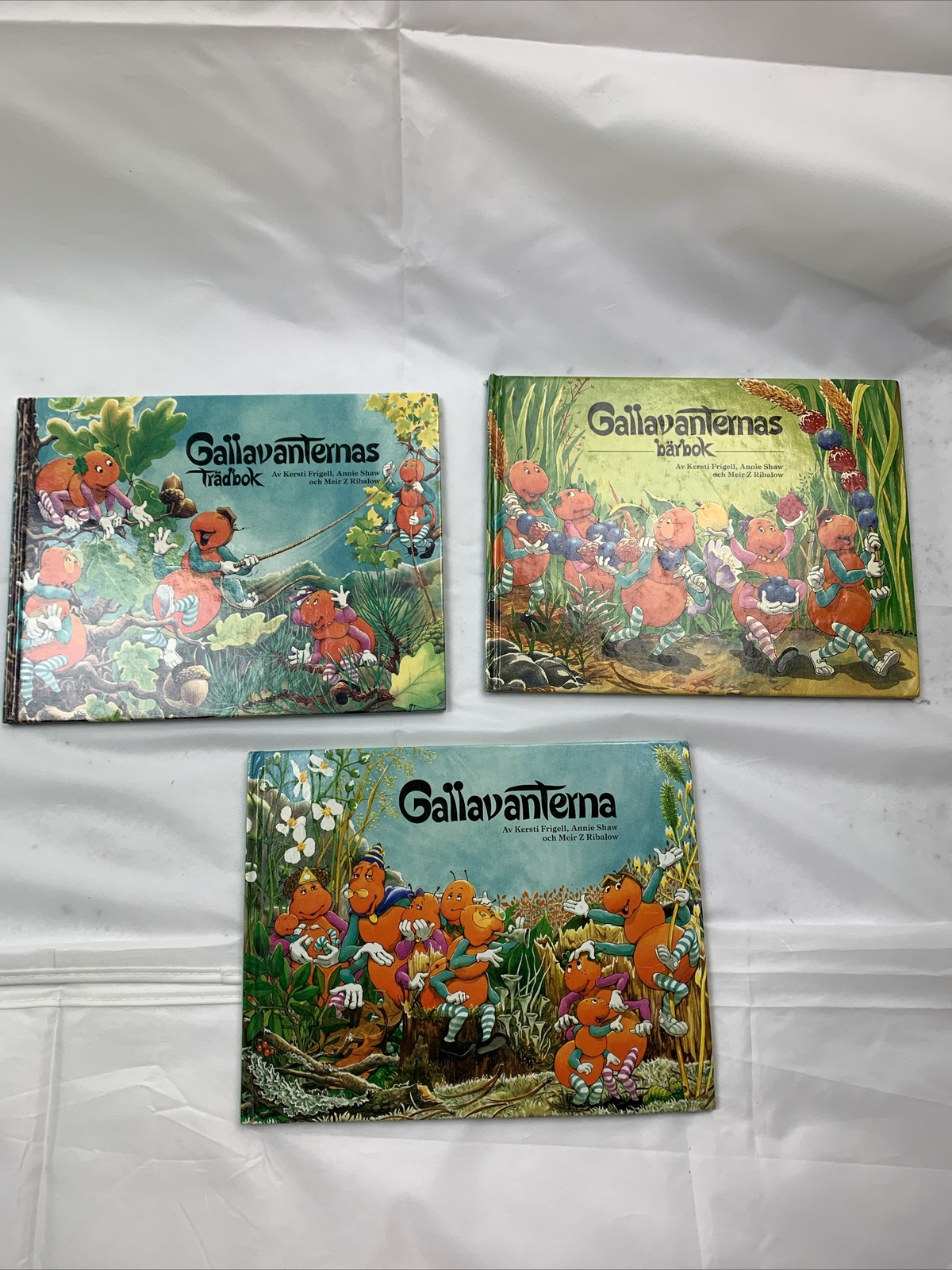 Gallavanternas Tradbok Barbok Av Kersti Frigell Swedish Lot Of 3 Children&rsquo;s Book