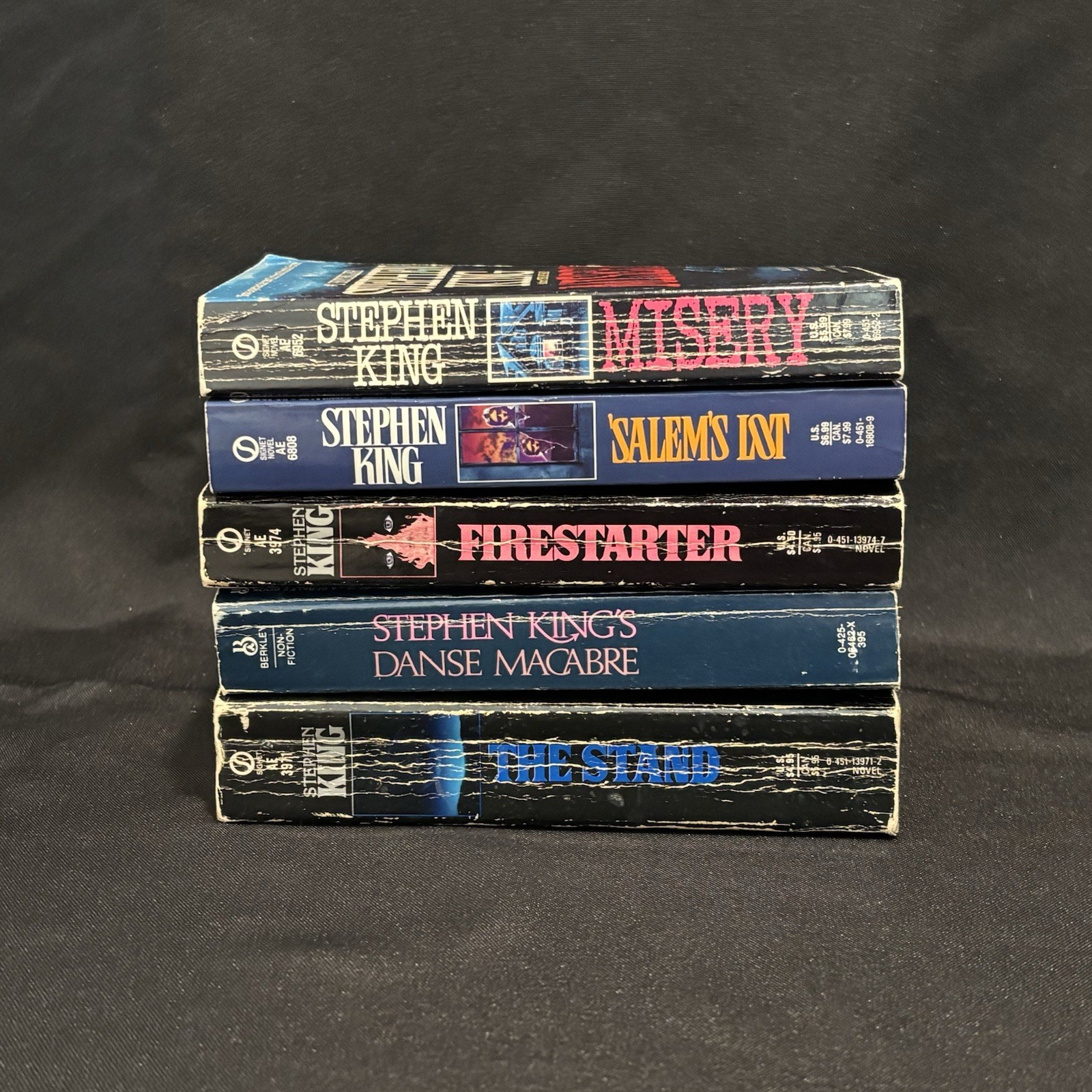 Stephen King Lot Salem&rsquo;s Lot Misery Firestarter The Stand Danse Macabre horror