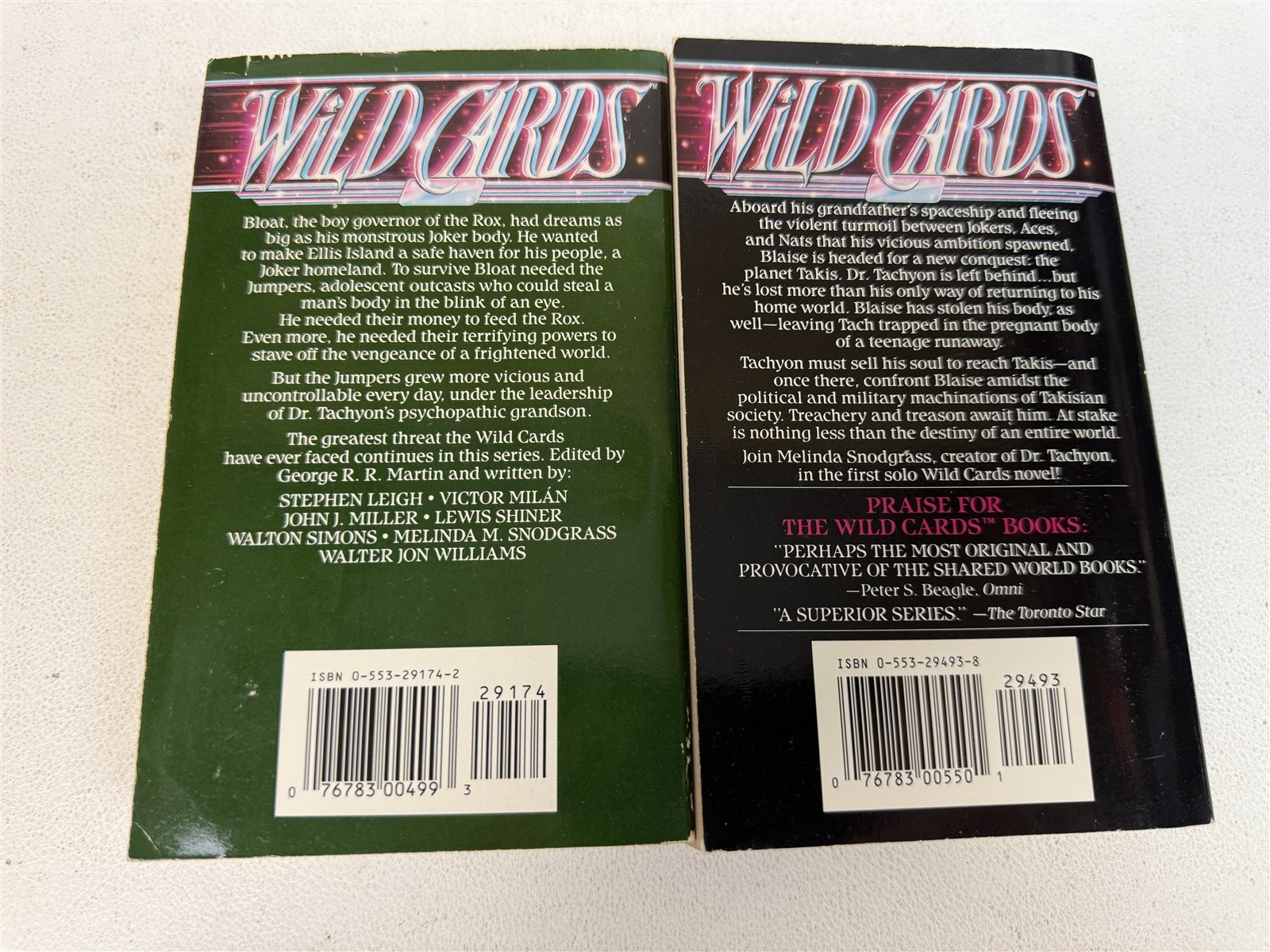 George R R Martin Lot 13 Wild Cards #1 to #10 plus #13 #18 #19
