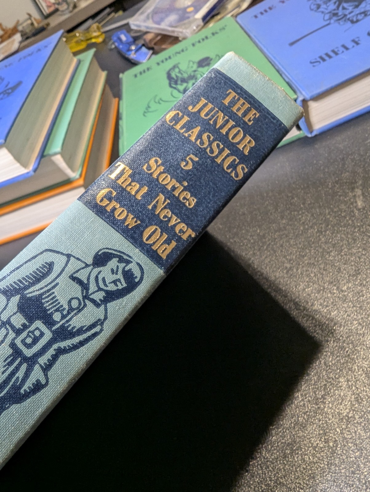 Lot of 6 Collier&rsquo;s Junior Classics Young Folks Shelf of Books 1959 2,3,5,6,7 & 9