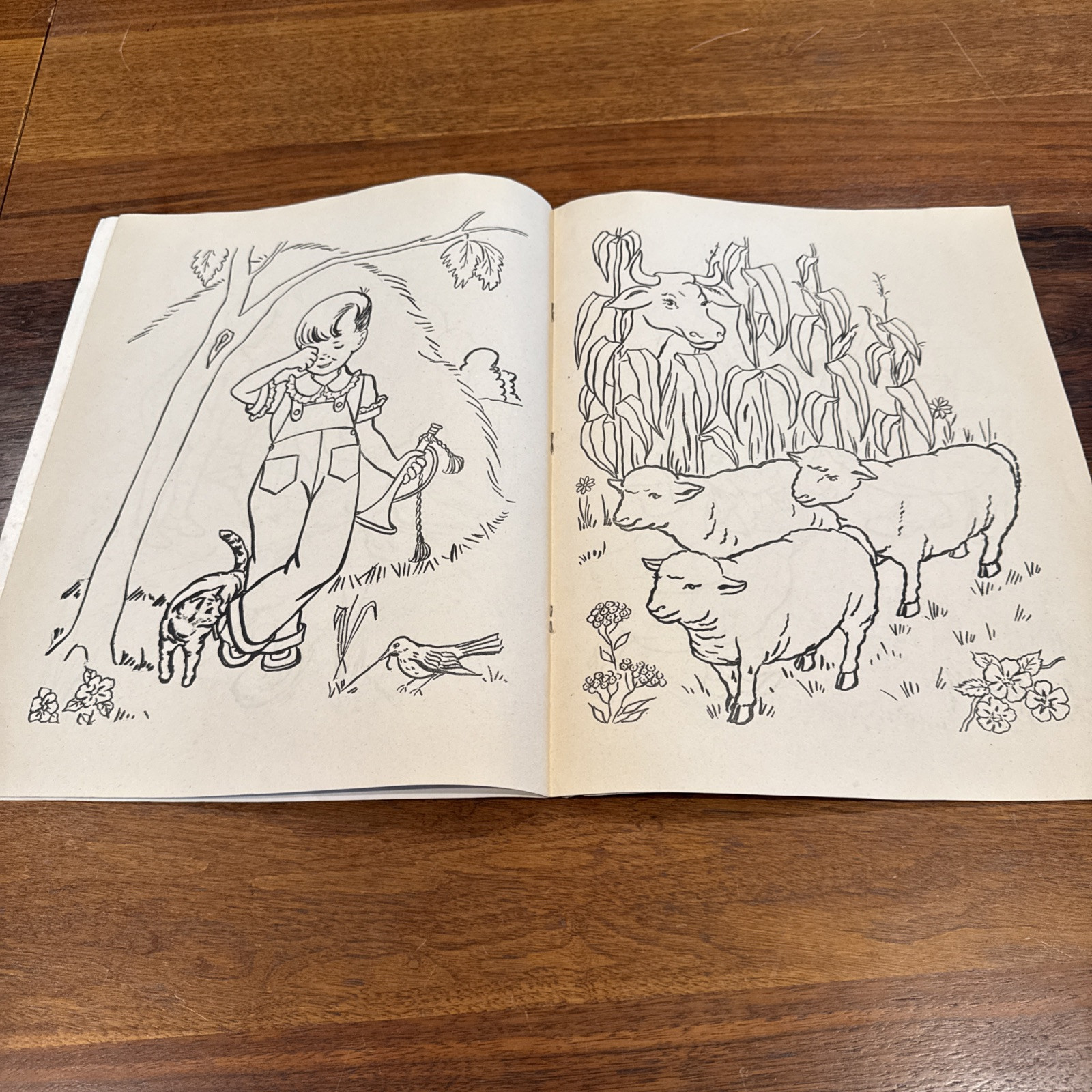 Vintage Rock – A – Bye Coloring Book Reuben H. Lilja Co. 16 Pages RARE!!!!!