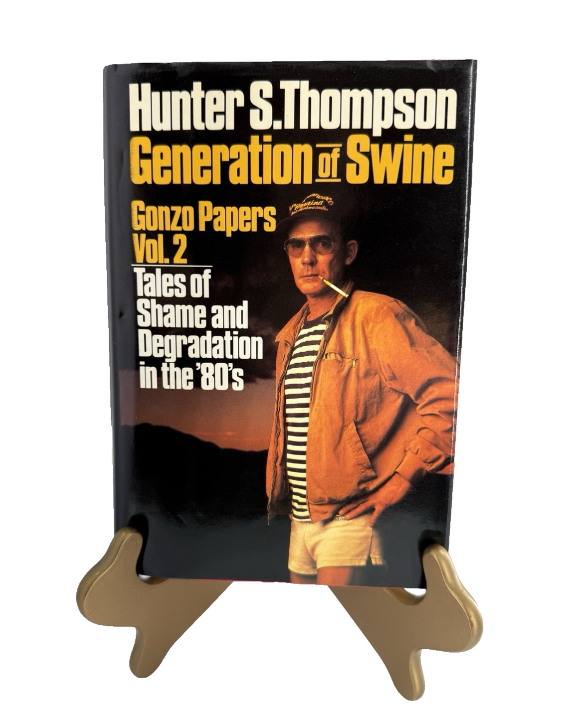 Hunter S. Thompson: Generation Of Swine Gonzo Papers Vol. 2 HC 1st Ed 1st Print