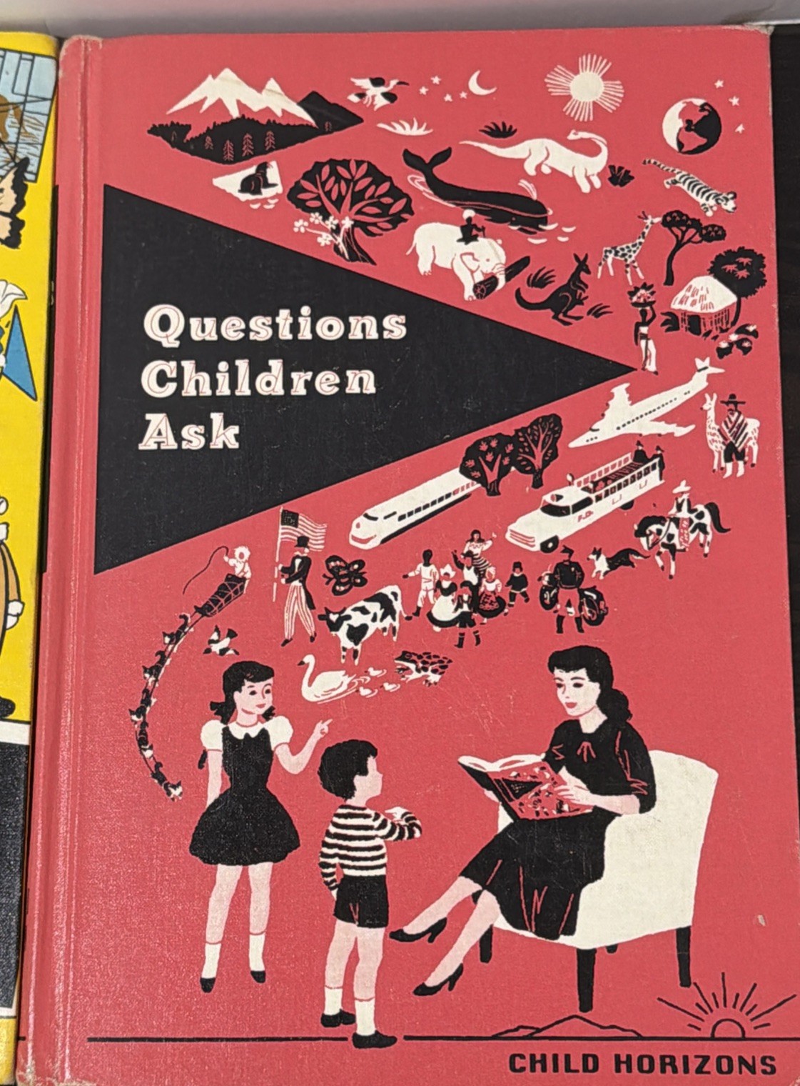 Vintage 1950s Child Horizons Books Lot Set 4 Illustrated Children’s Series