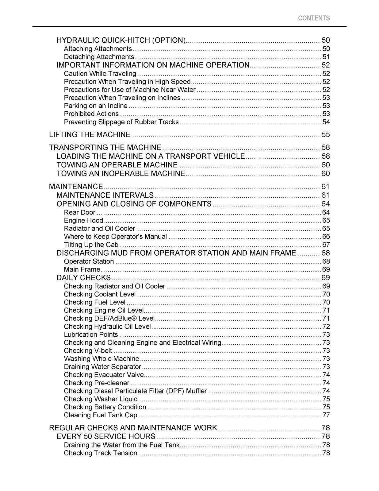 KUBOTA SVL95-2S CTL OPERATORS MANUAL DURABLE FASTENED – STRONG COVERING