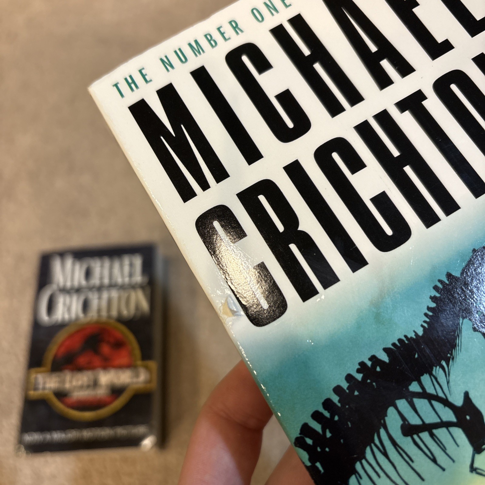 Michael Crichton Jurassic Park 2 Books Collection Set (Jurassic Park, Lost World