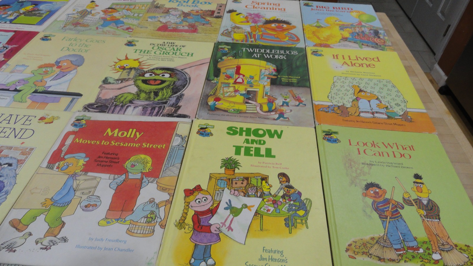 Sesame Street Book Club 1980&rsquo;s Set of 26 Books See Below for Titles & Condition