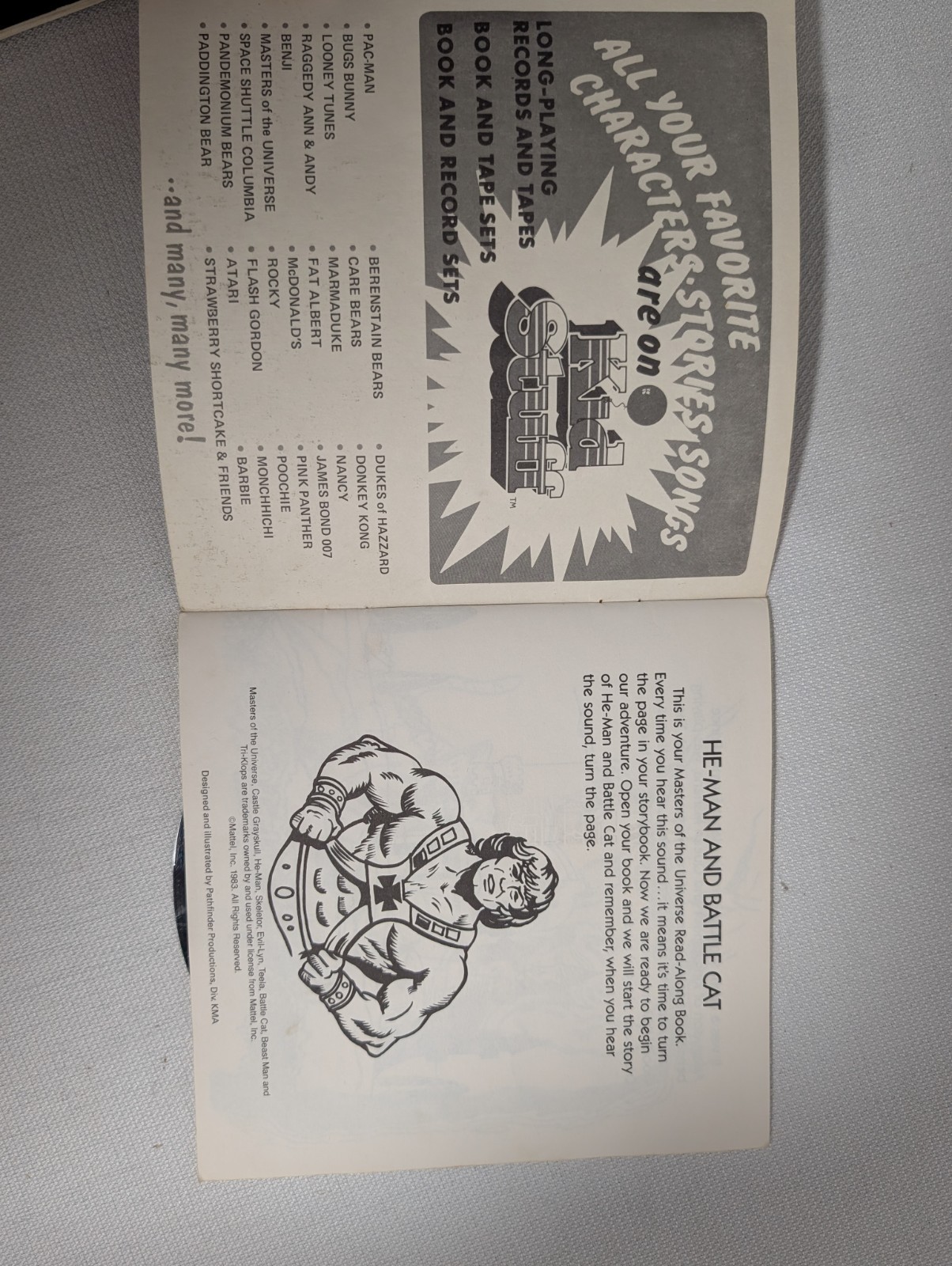 1980&rsquo;s Ghostbusters The Dark Crystal Star Wars Masters Universe Record Book Lot