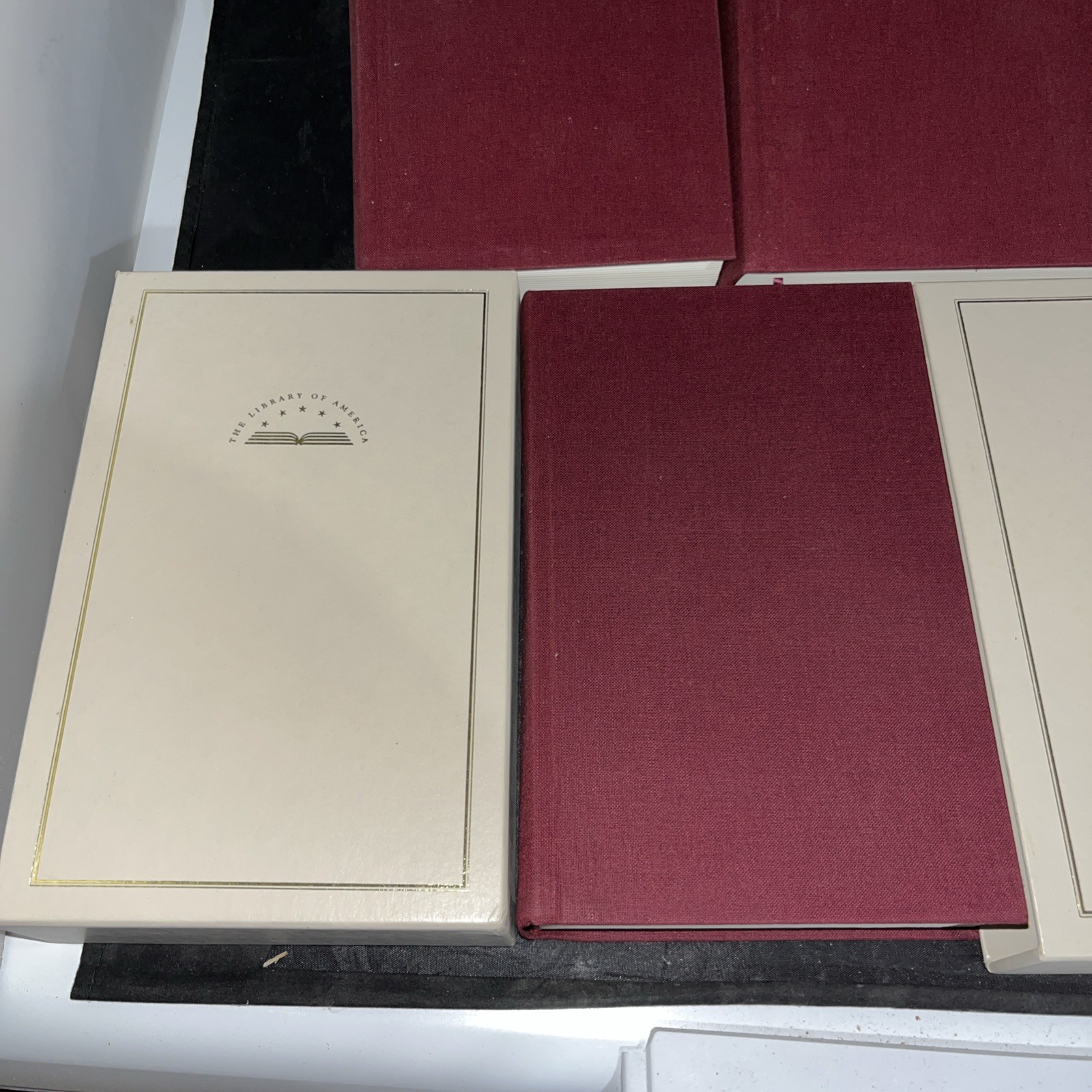 The Library Of America Books with Slipcases Lot Of 19 Mixed Authors Classics