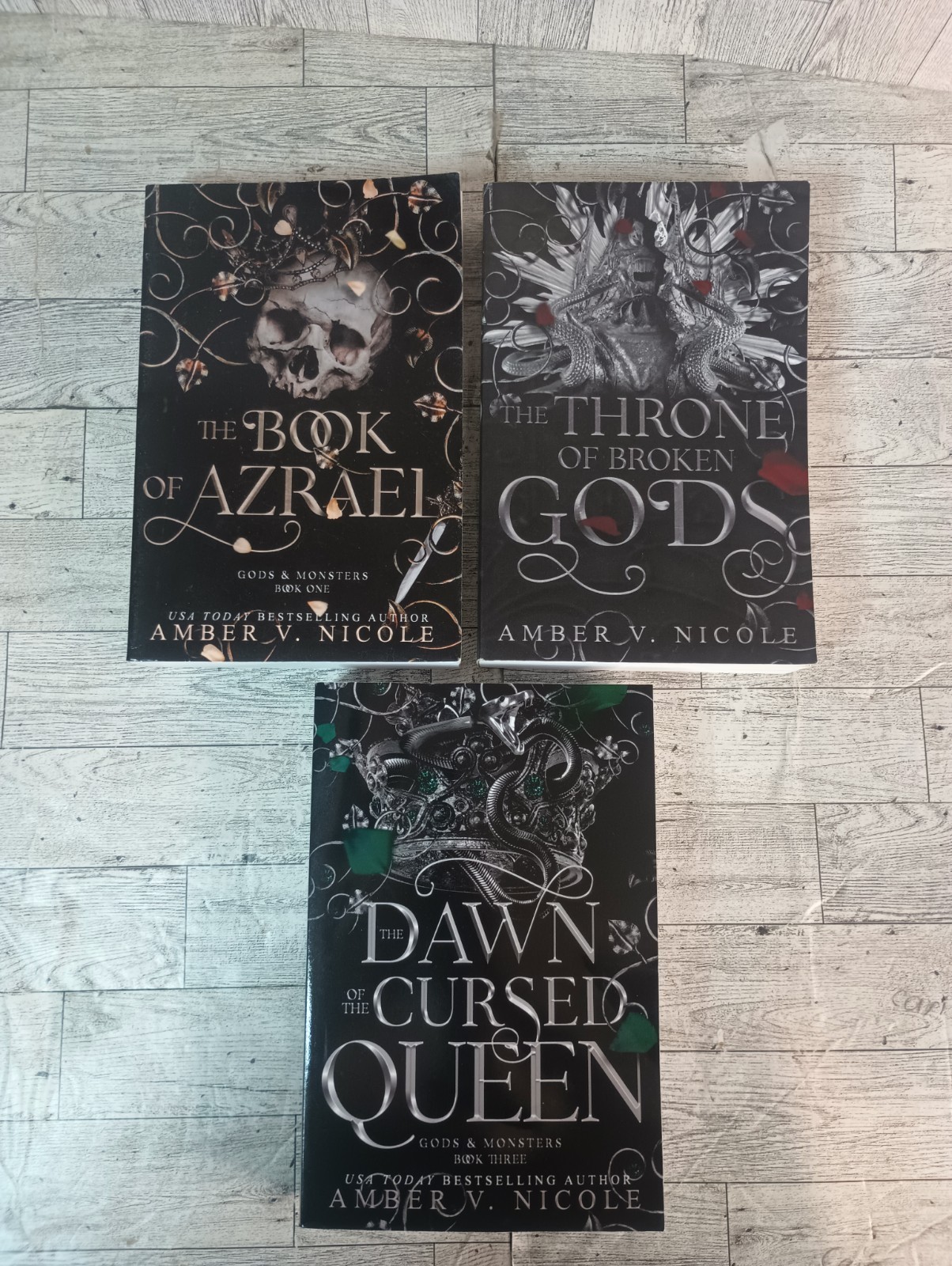 Gods & Monsters Series By Amber V. Nicole 3 Books Collection Set – Paperback