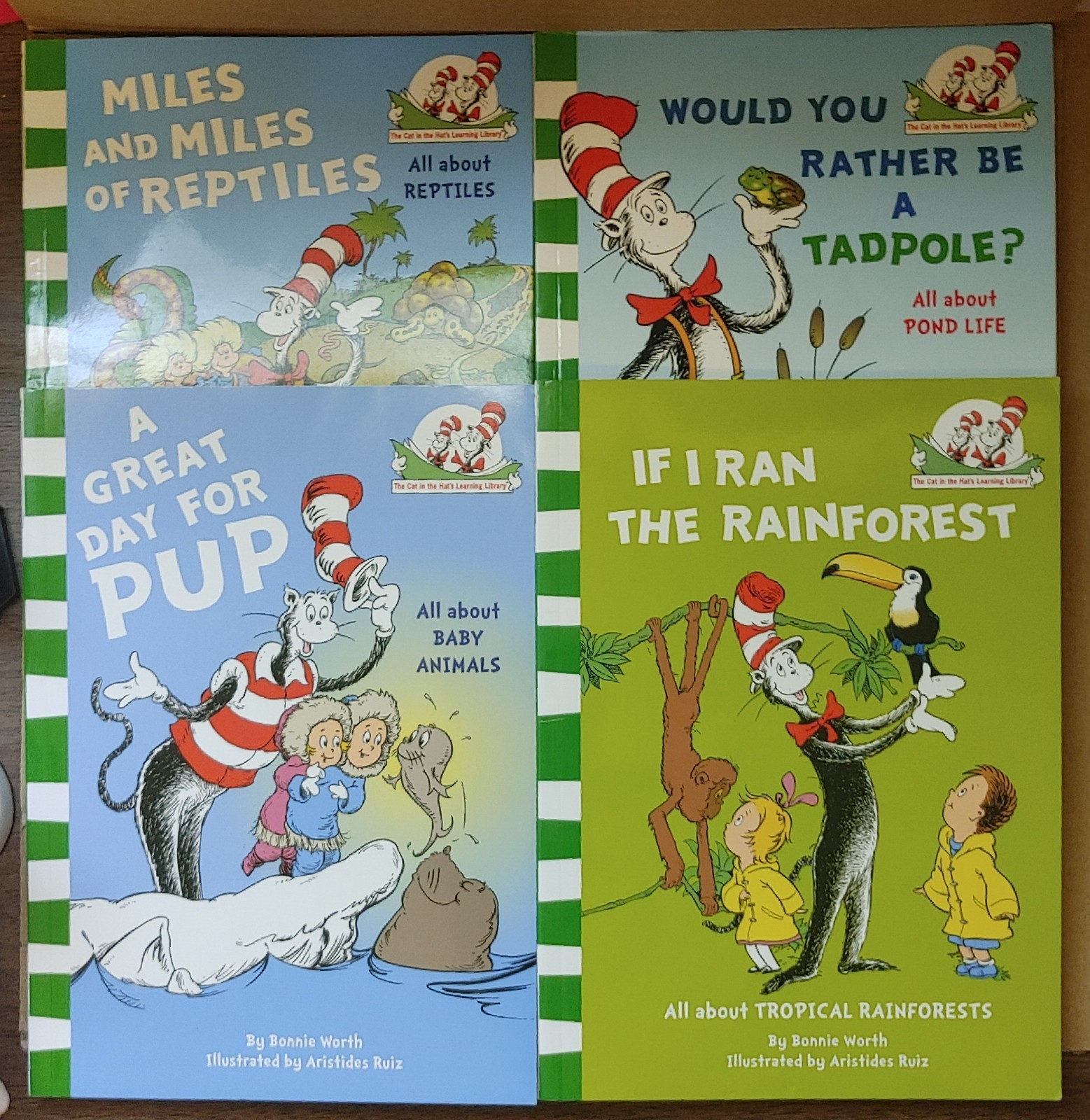 Dr Suess Cat in the Hat&rsquo;s Learning Library Set Lot Of 19 NO DUPLICATES