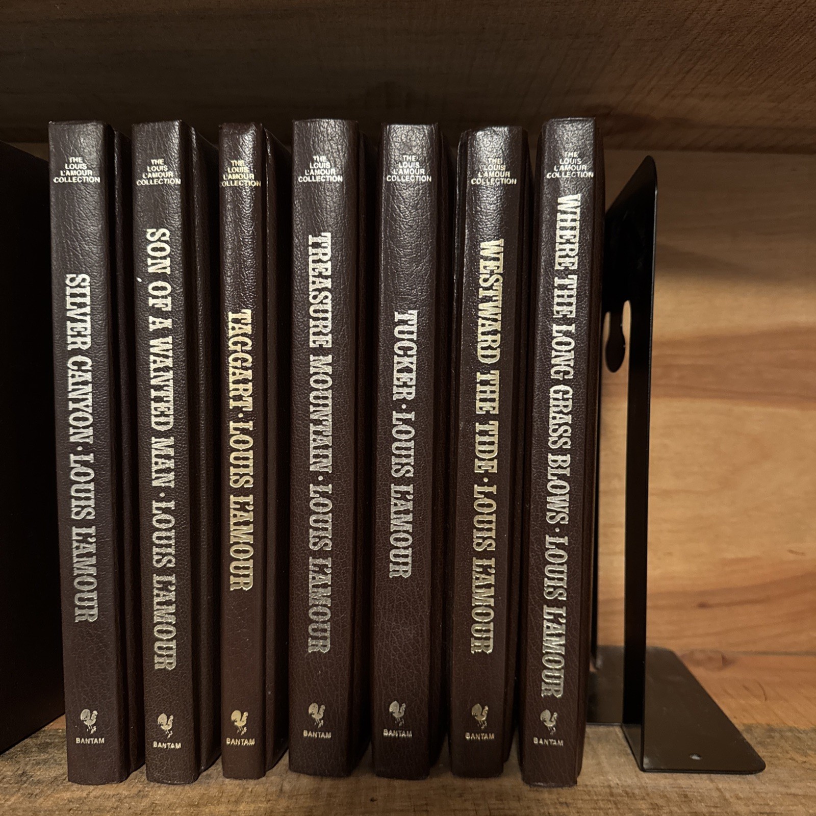 Louis L&rsquo;Amour Bantam 78 Leatherette Western Novels Short Stories Will Separate