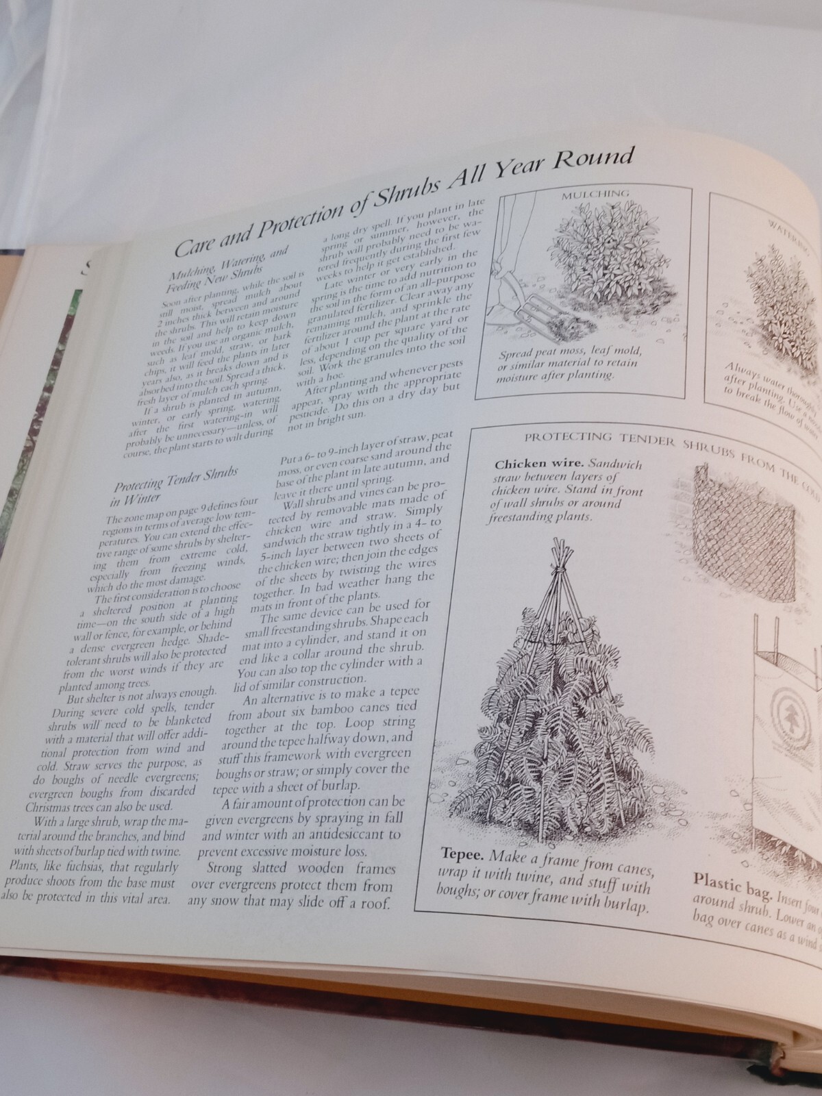 Vintage 1978 Reader&rsquo;s Digest Illustrated Guide to Gardening Hardcover; 672 pages