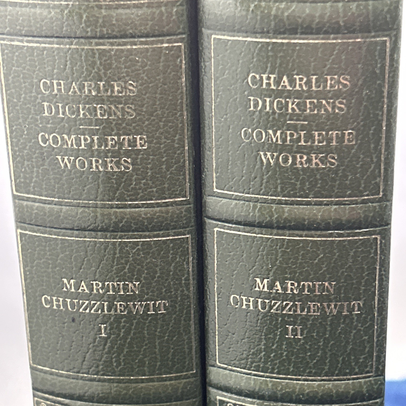 Complete Works of Charles Dickens Centennial Edition Heron Books Vol 1 & 2 Decor