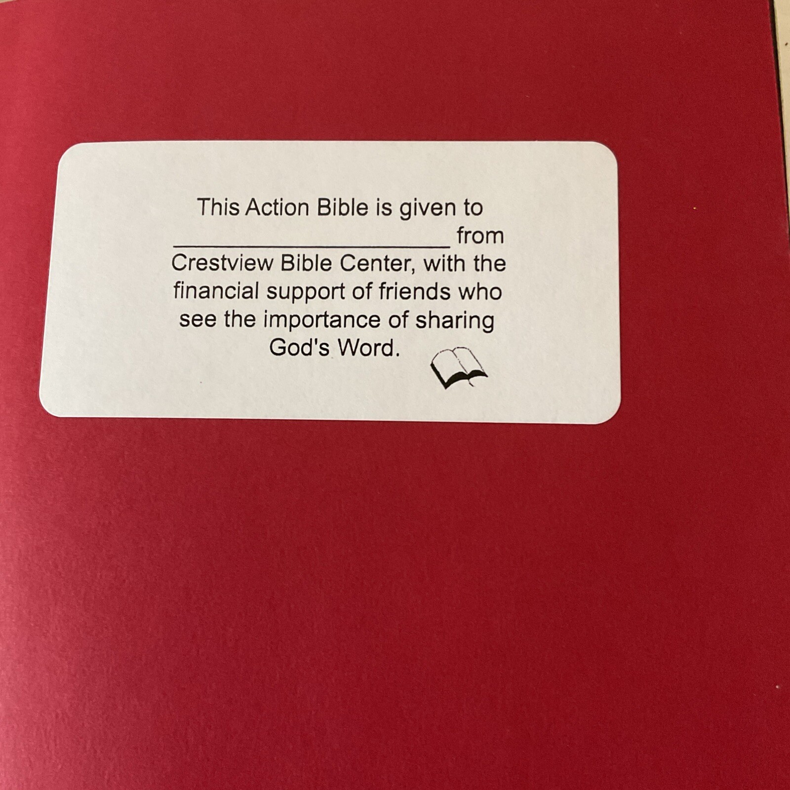 The Action Bible: God&rsquo;s Redemptive Story by Sergio Cariello HC 2020 David C Cook
