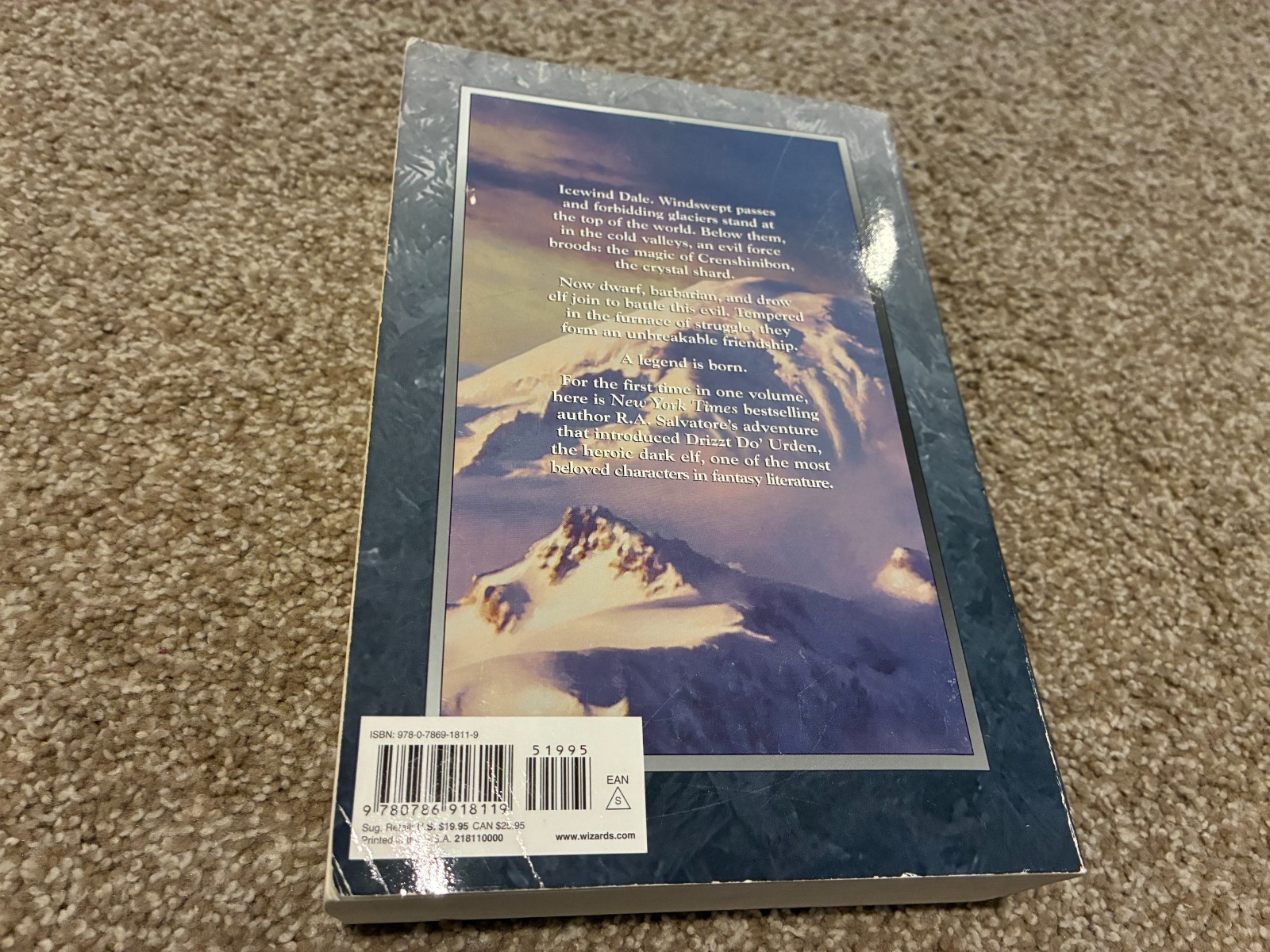 The Icewind Dale Trilogy: Collector&rsquo;s Edition – R.A Salvatore – 2001 – RARE!