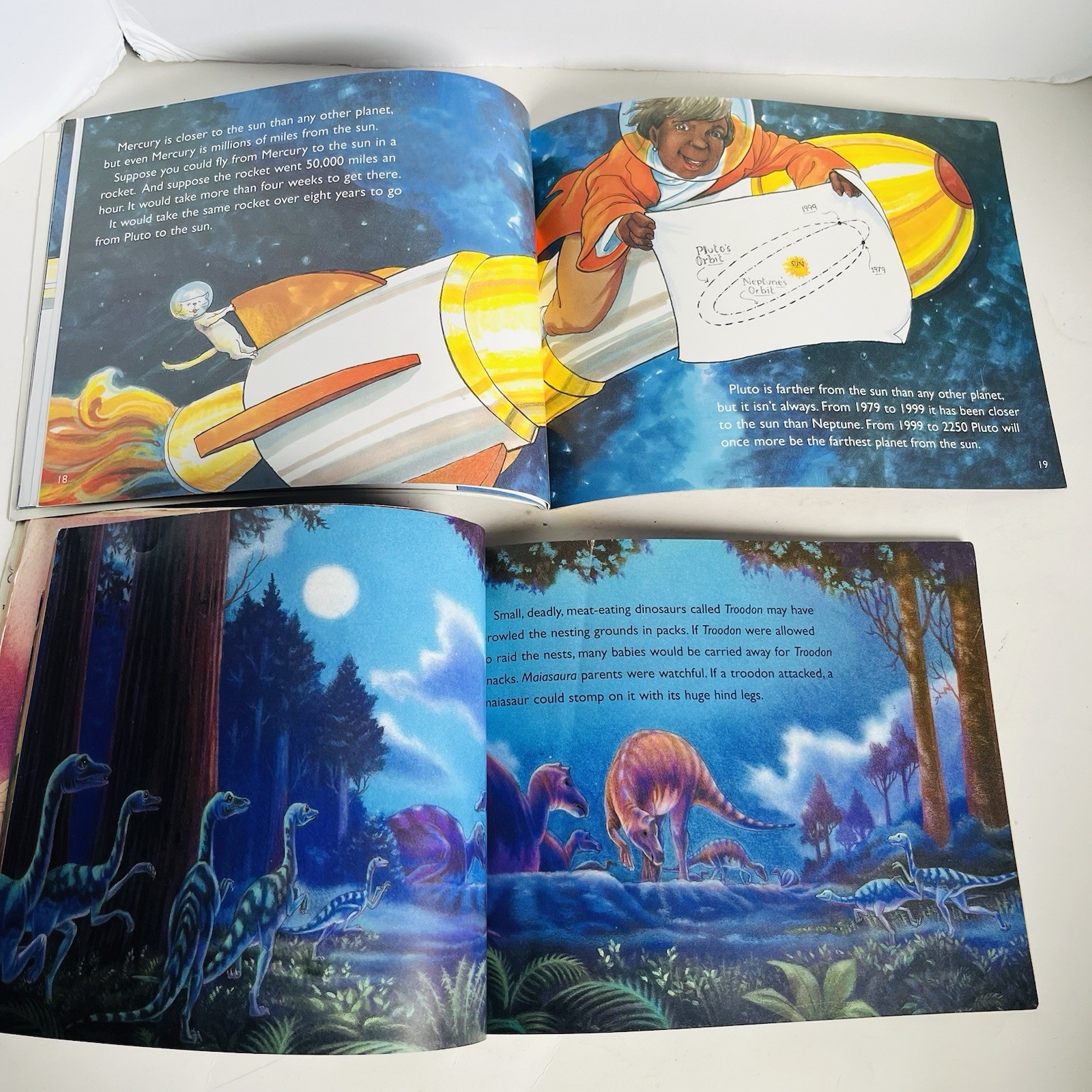 Lets Read and Find Out Science Book Lot 12 Hamburger Skeleton Planets Dinosaur P