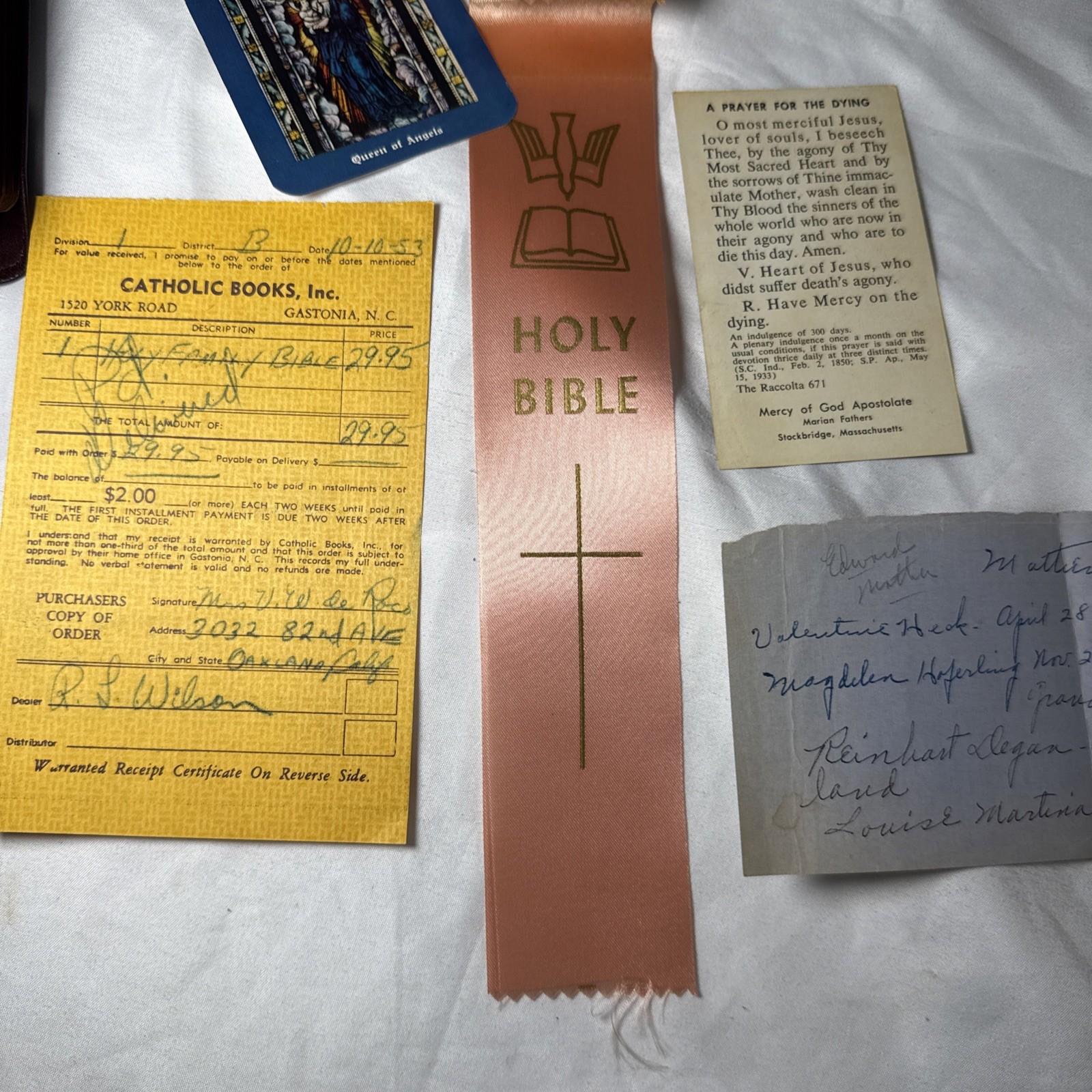 The Catholic Press Family Edition of the Holy Bible 1950s by John P O’Connell 3G