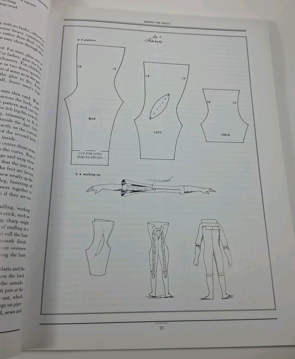 Making and Dressing Dolls&rsquo; House Dolls in 1/12 Scale – (paperback Atkinson