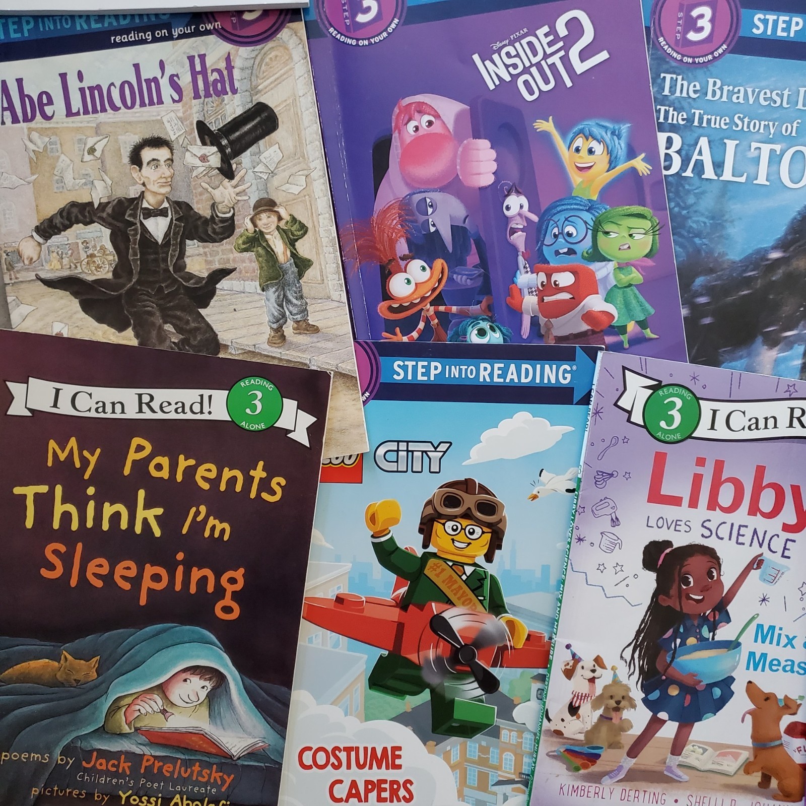 Random Lot of 12 Level 3 Step into Reading, Ready to Read, I Can Read Books