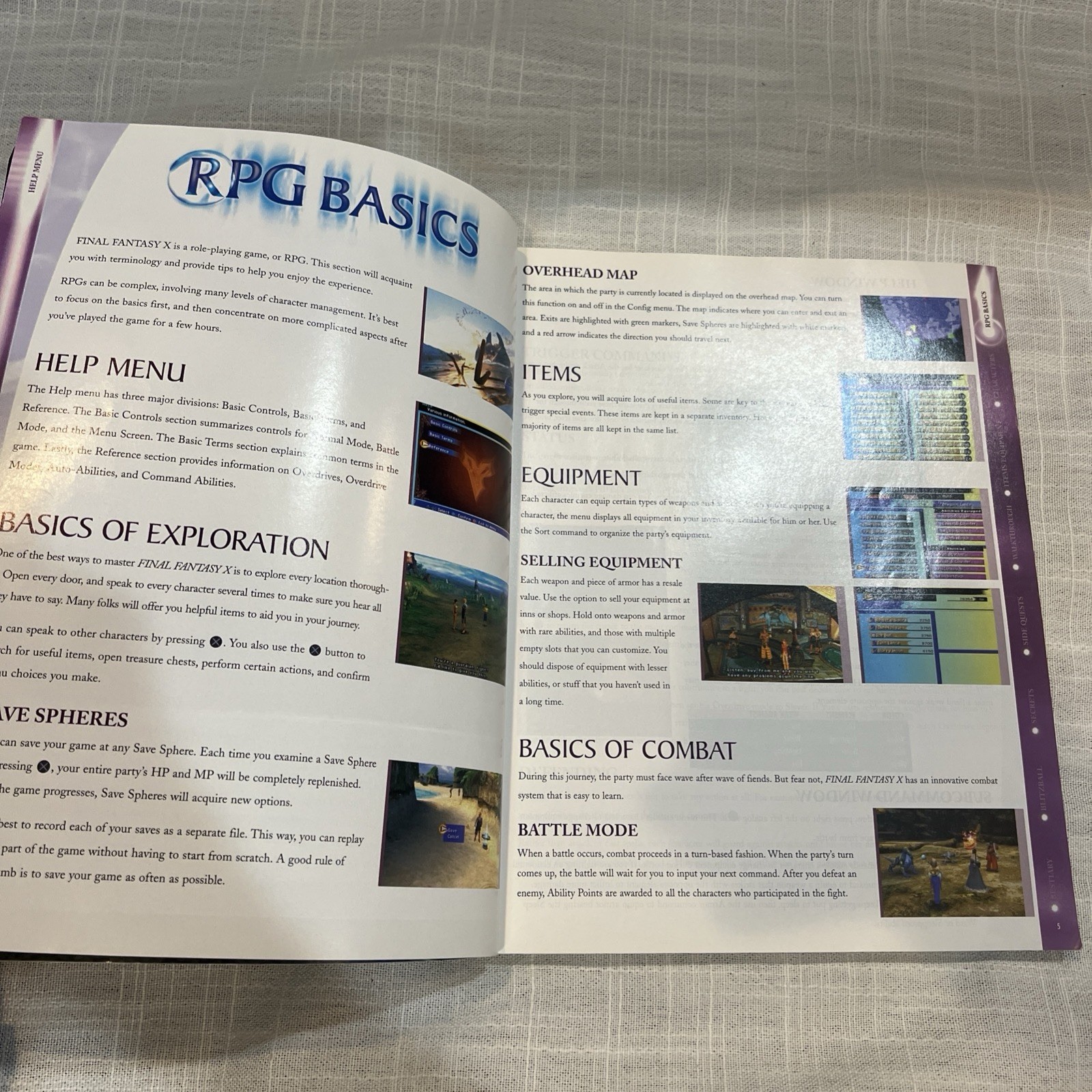 Final Fantasy X Official Strategy Guide (Brady Games) NO Poster