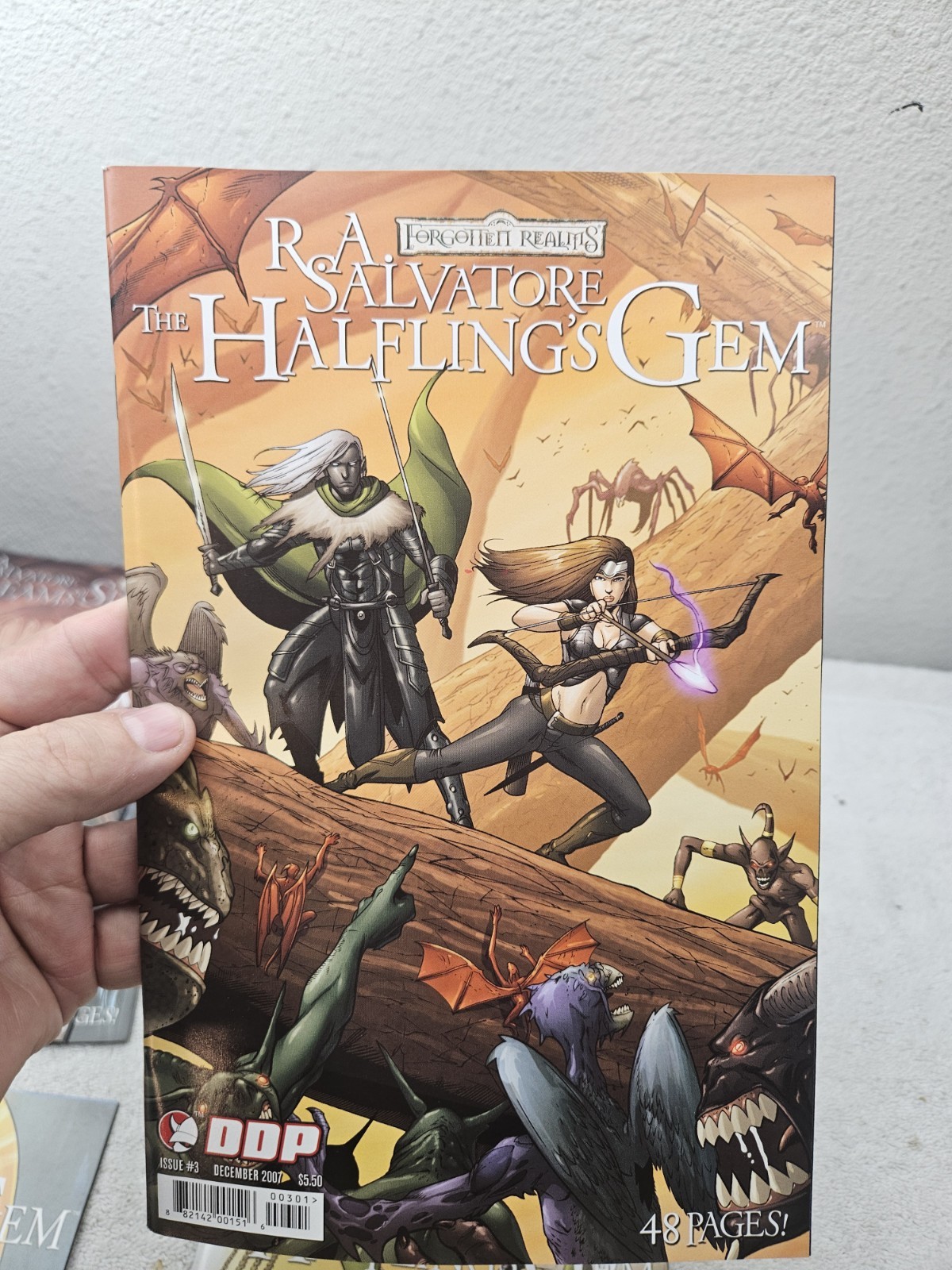D&D FORGOTTEN REALMS R.A. SALVATORE&rsquo;S LOT OF 7 LEGACY, HALFLINGS GEM, STREAM