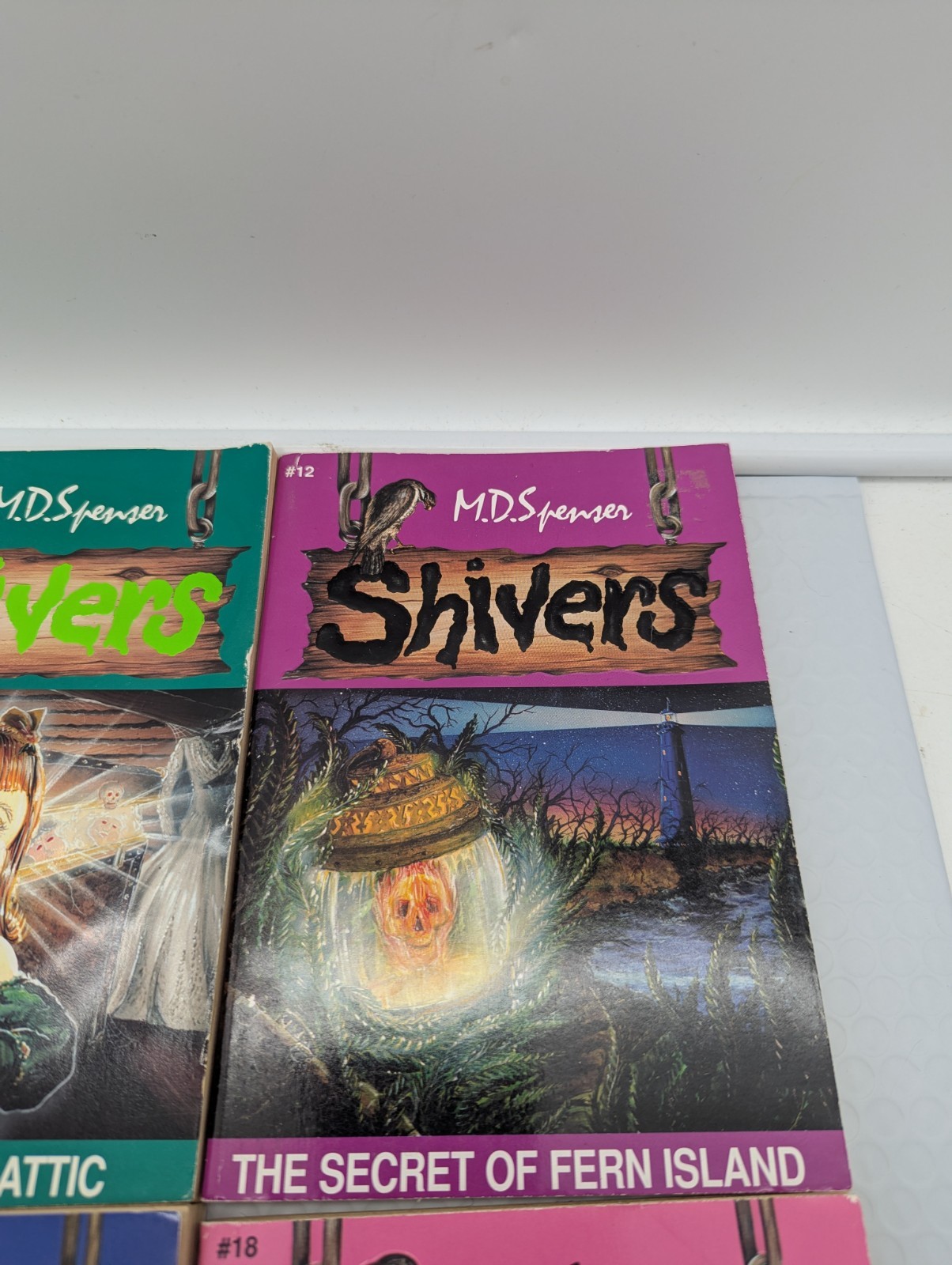 Shivers M.D. Spencer 4 Book Lot 1 12 15 18 Horror 1990&rsquo;s