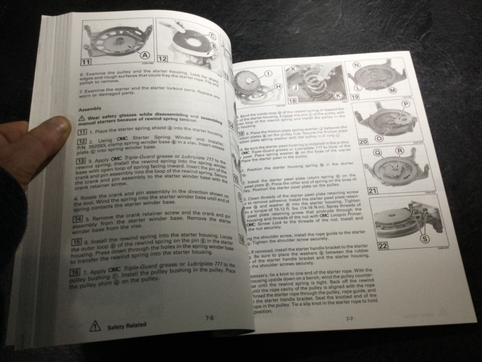 1997 Johnson & Evinrude « EU » 50, 60, 65 70 HP 3-Cylinder Outboard Service Manual