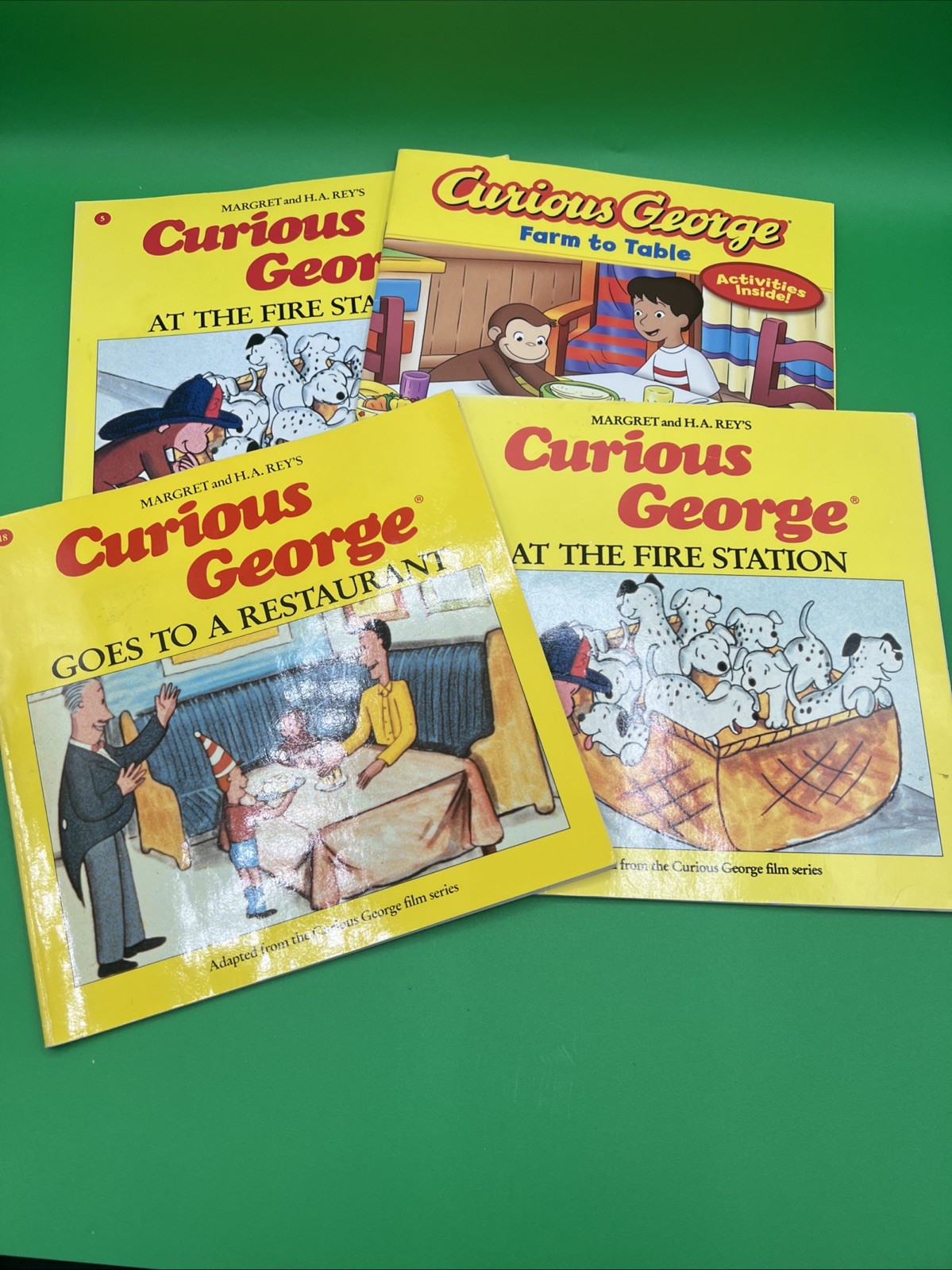 Curious George Lot: Hardcover & Paperback Books Plus Dance Party DVD NEW