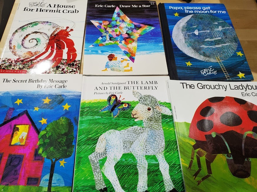 Lot of 10 Eric Carle PB/HC Picture Books for Children&rsquo;s Kid Toddler *Random Mix*