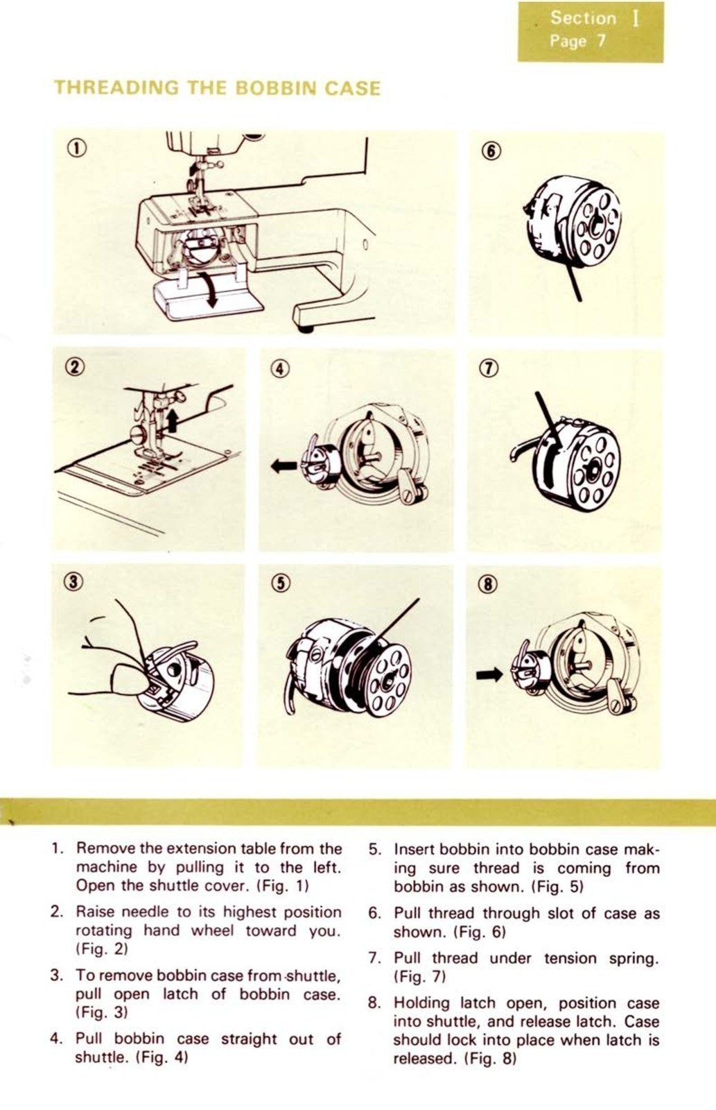 KENMORE 158 12520 1252 Sewing Machine Instruction Manual FIXED – FRONT & BACK
