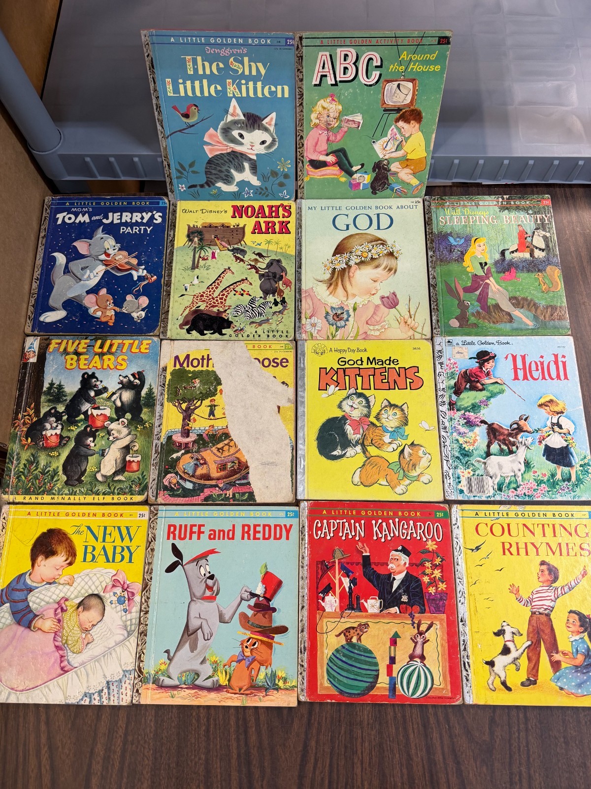 Lot of 14 Vintage Children&rsquo;s Story Books, 1960&rsquo;s, Random Mix Reading