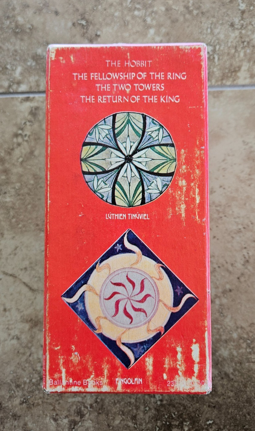 J.R.R. TOLKIEN Complete Series Set LORD OF THE RINGS Red Box Set 1973 VINTAGE