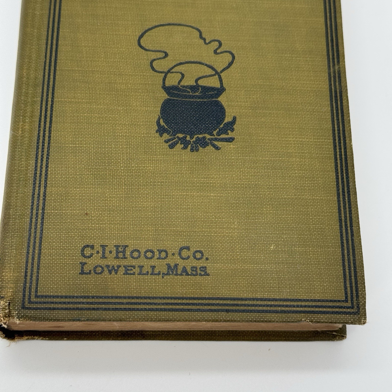 Antique Hood&rsquo;s Practical Cook&rsquo;s Book Lowell Massachusetts 1897 6th Printing HC