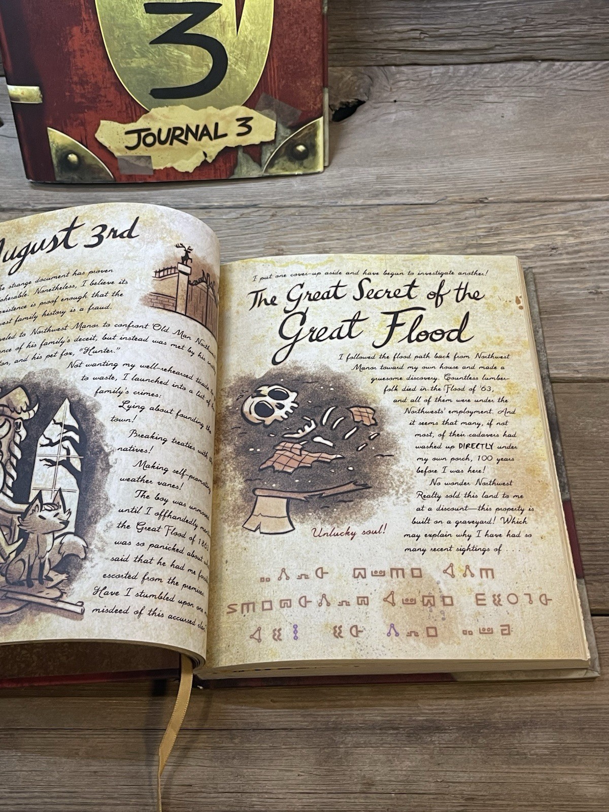 “Gravity Falls Journal 3” Alex Hirsch & Rob Renzetti, HC 1st Ed July 2016