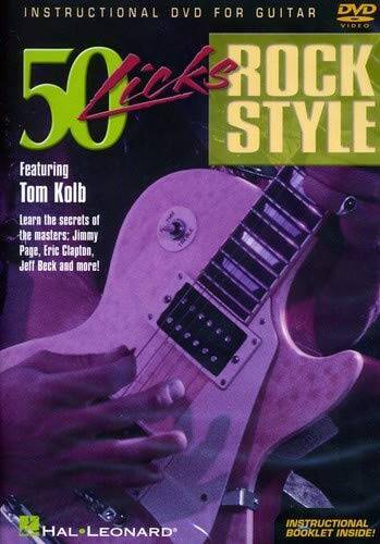 Hal Leonard 50 Licks Rock Style DVD – DVD By Varies – VERY GOOD