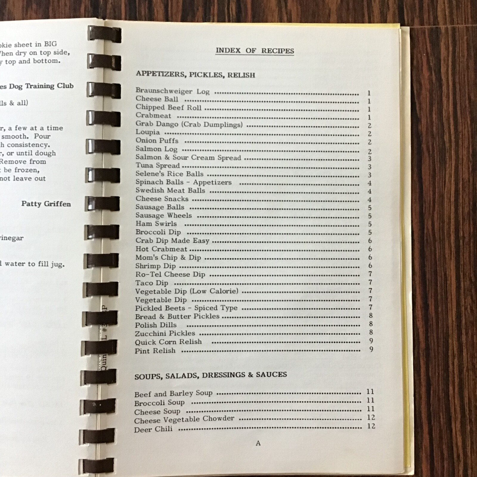 Quincy Illinois Kennel Club Vtg 1984 Cookbook Sandra Gilbert. SEE INDEX PHOTOS