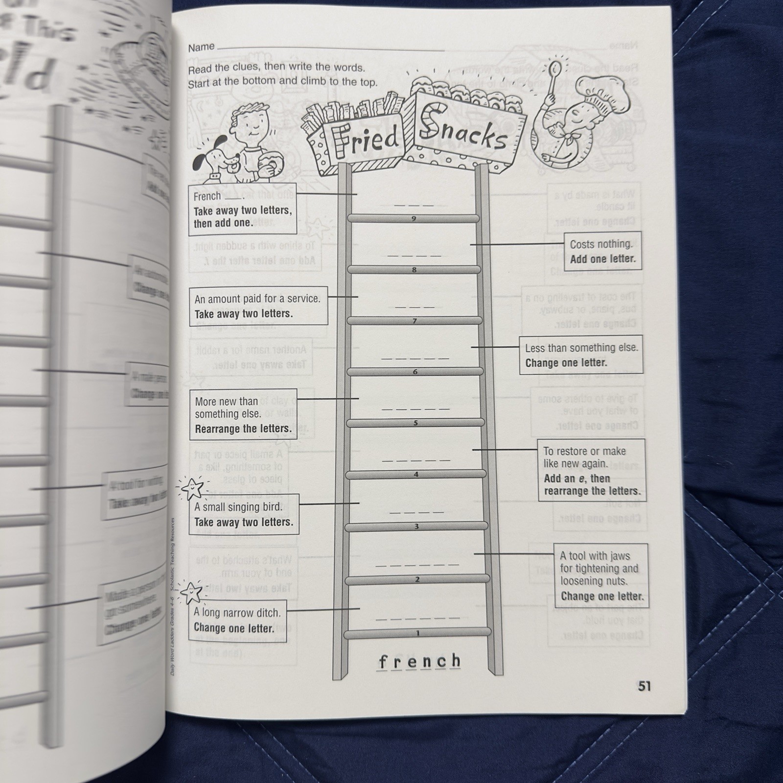 Daily Word Ladders Ser.: Daily Word Ladders: Grades 4-6 : 100 Reproducible Word