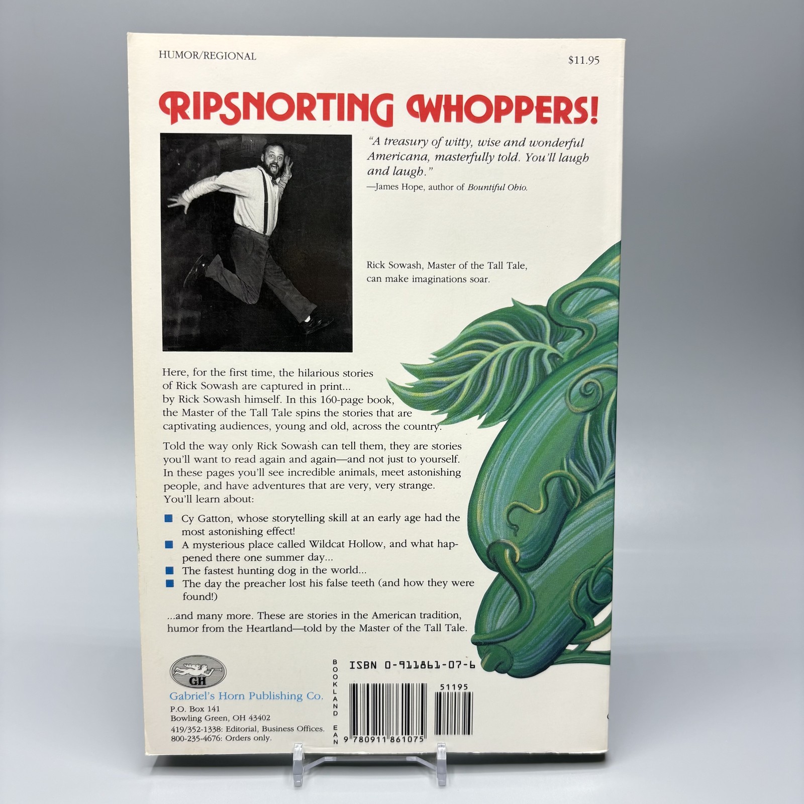 Ripsnorting Whoppers! Humor from America&rsquo;s Heartland Rick Sowash Signed PB Book