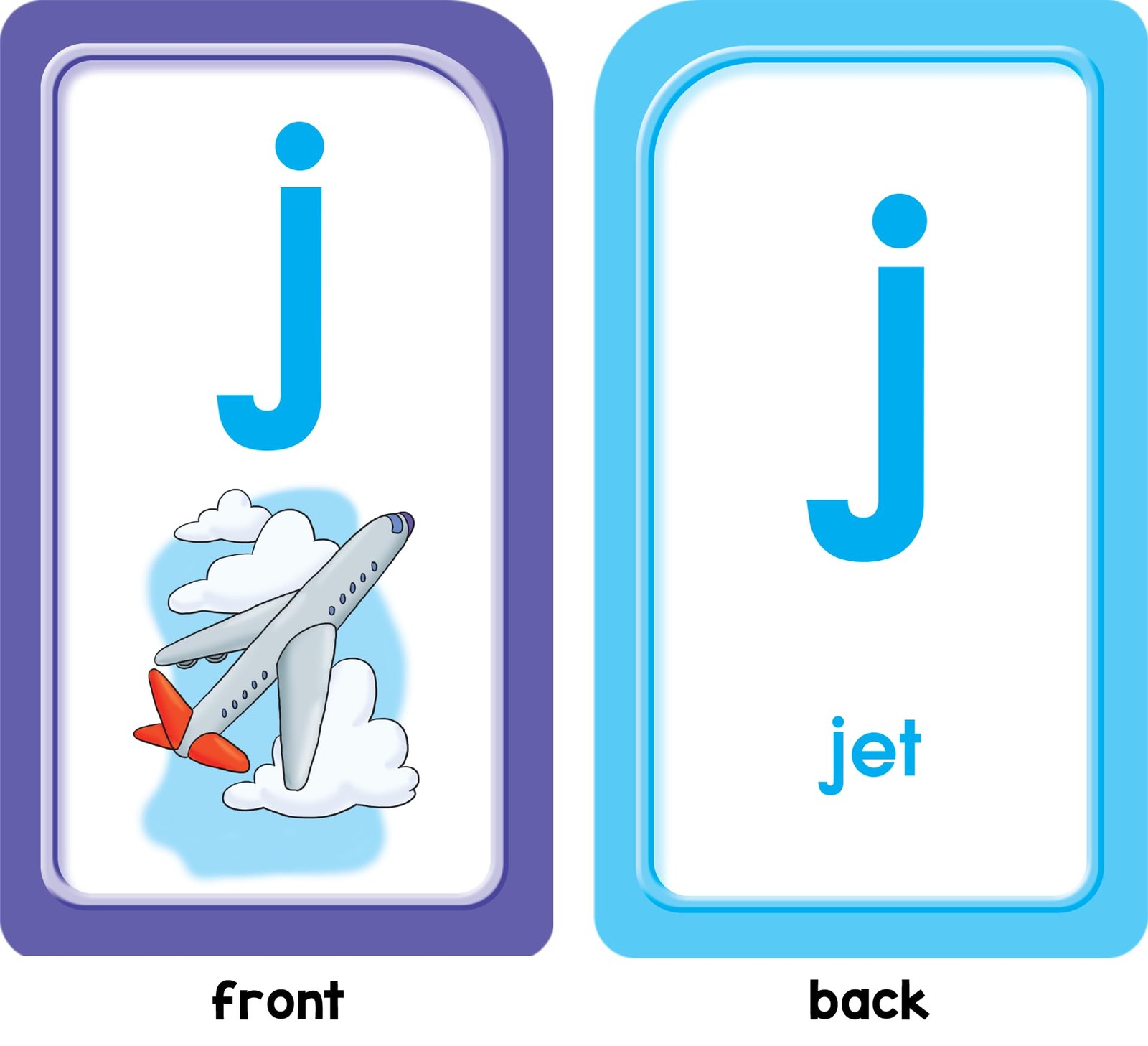 School Zone Alphabet Match Flash Cards: 56 Cards, Preschool, Large