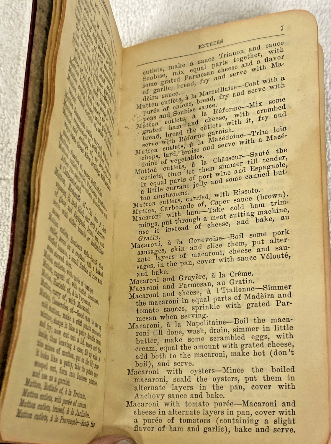 Vintage 1909 Chef&rsquo;s Reminder Dishes Hotel Monthly Culinary Oddities Book