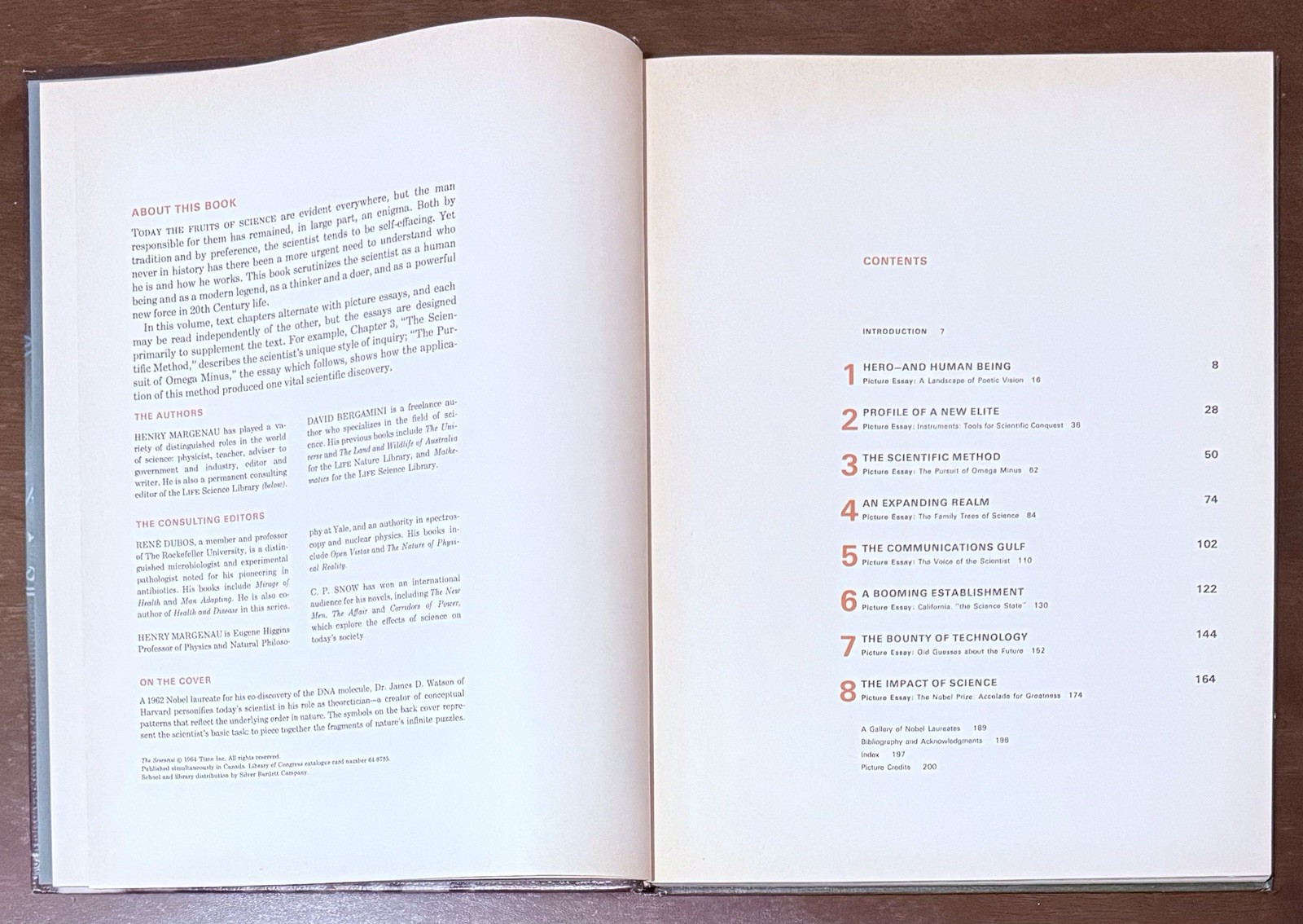 The Scientist by Henry Margenau & David Bergamini, Time Life Science Library mc2