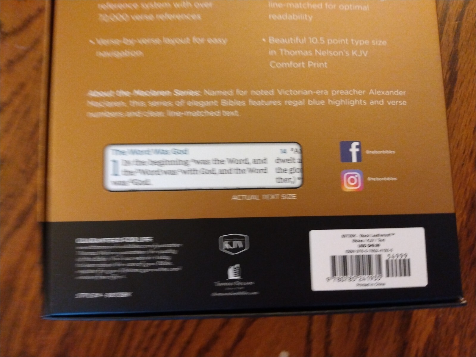 KJV LARGE PRINT Preacher&rsquo;s Bible Verse-by-Verse Reference Bible Maclaren Series