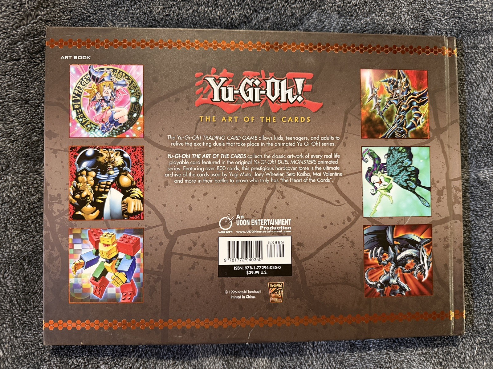 Yu-Gi-Oh! THE ART OF THE CARDS Kazuki Takahashi HC Illustrated Outland