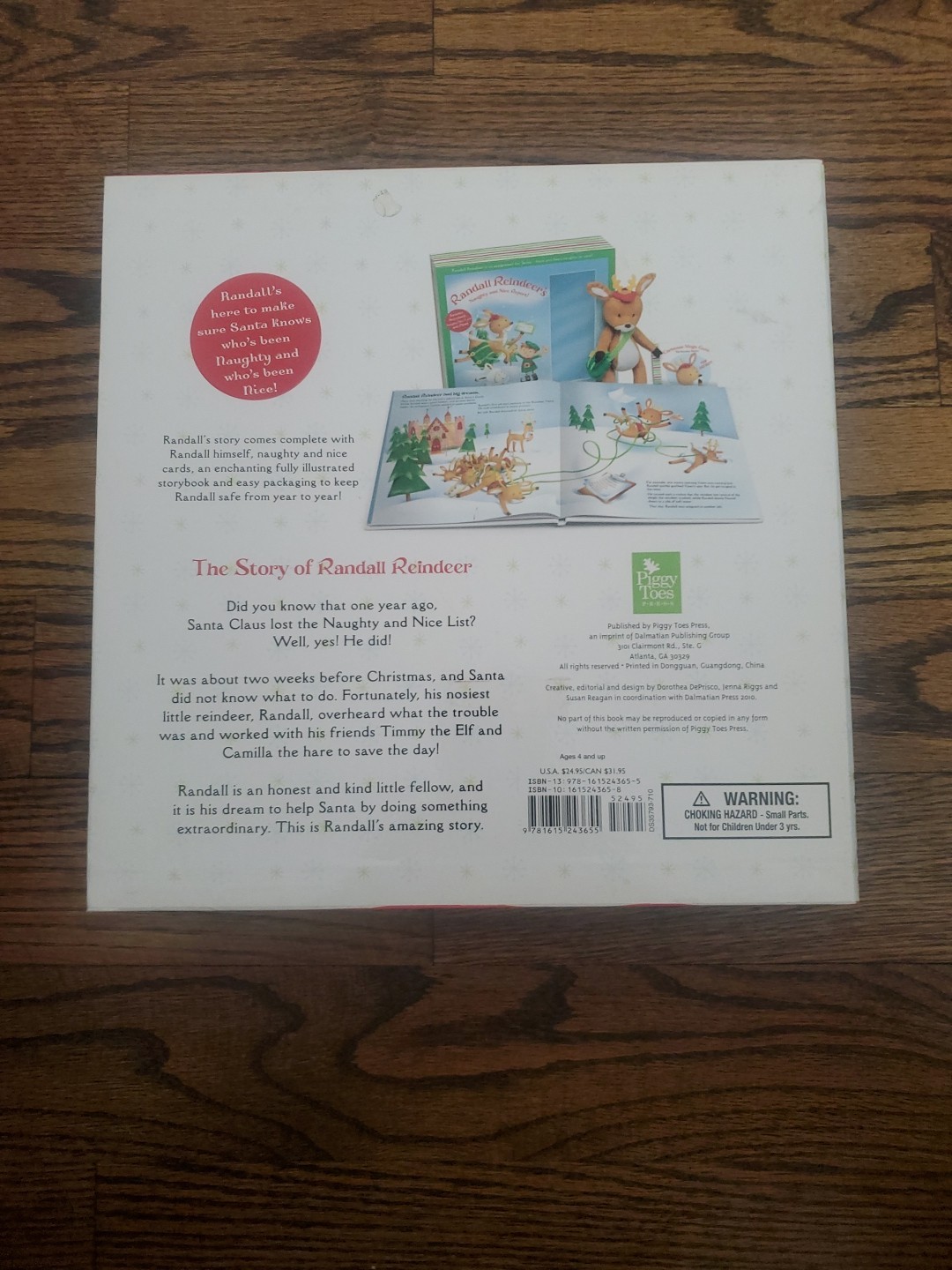 Randall Reindeer&rsquo;s Naughty and Nice Report by Dorothea DePrisco 2011 BRAND NEW!!