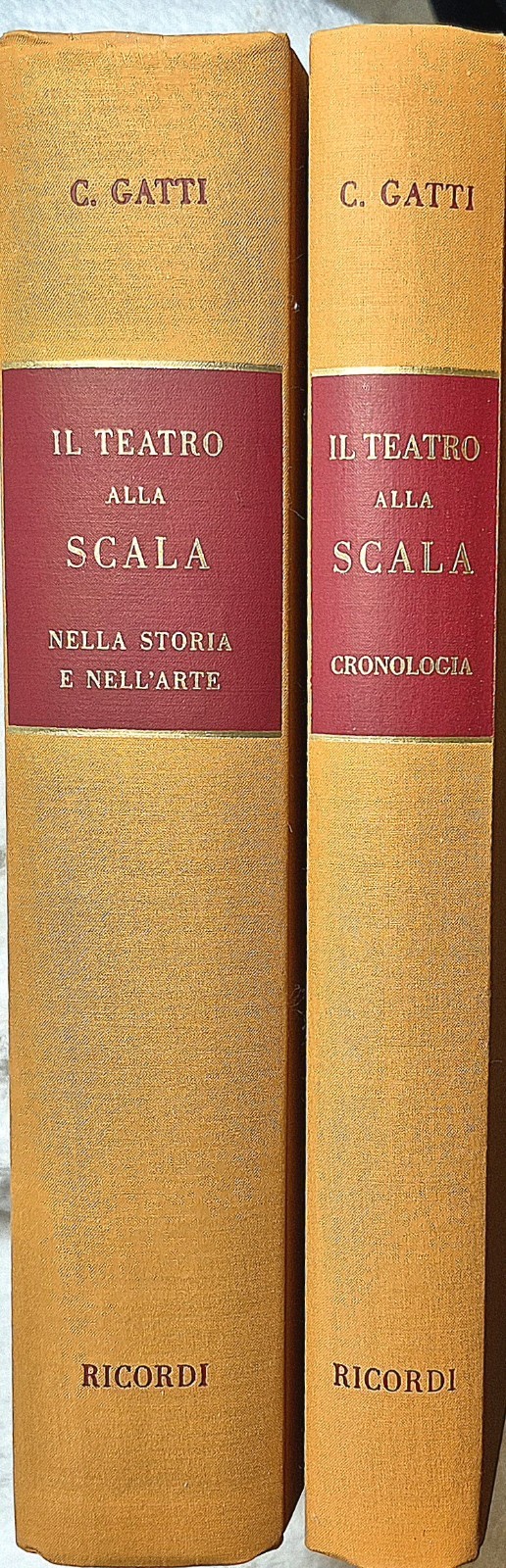 Il Teatro Alla Scala (Gatti · 1964 · 2 Vol Slipcased Set w/ DJs ) VG