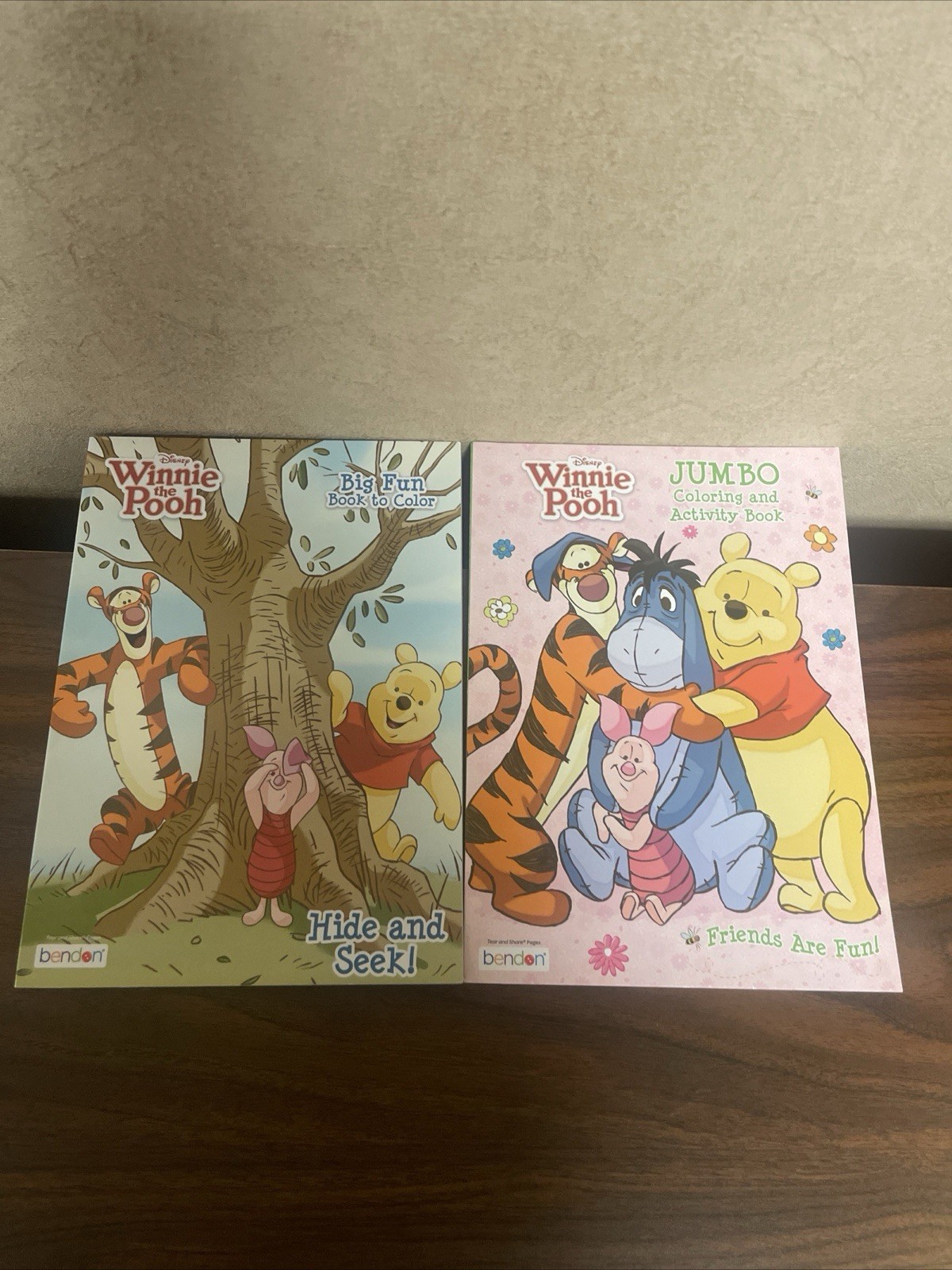 HUGE Winnie The Pooh Bear Disney Coloring Book 10 Lot Friends Are Fun New